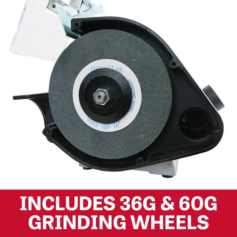 8" Industrial Bench Grinder, 1HP, 115/230V 1PH(IBG-8)