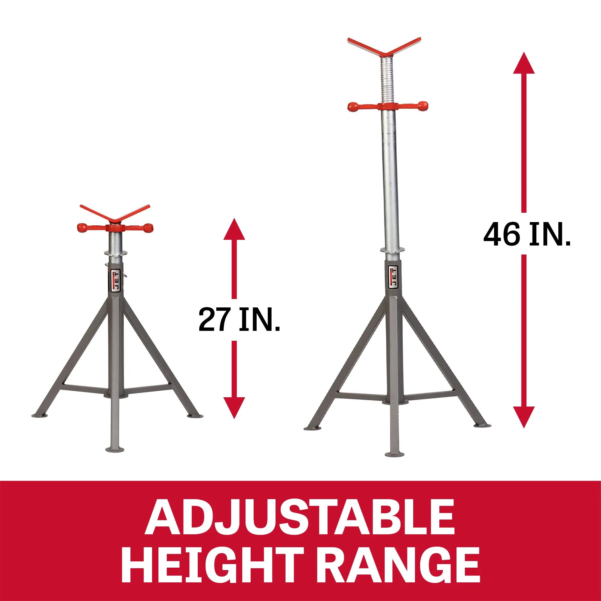 Fixed-Height Pipe Jack Stand(JPJ-FXD-V)