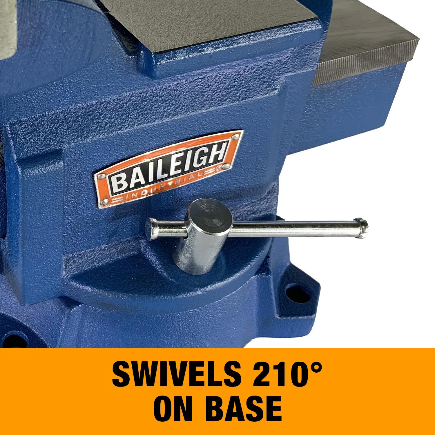 Swivels 270-degrees on base