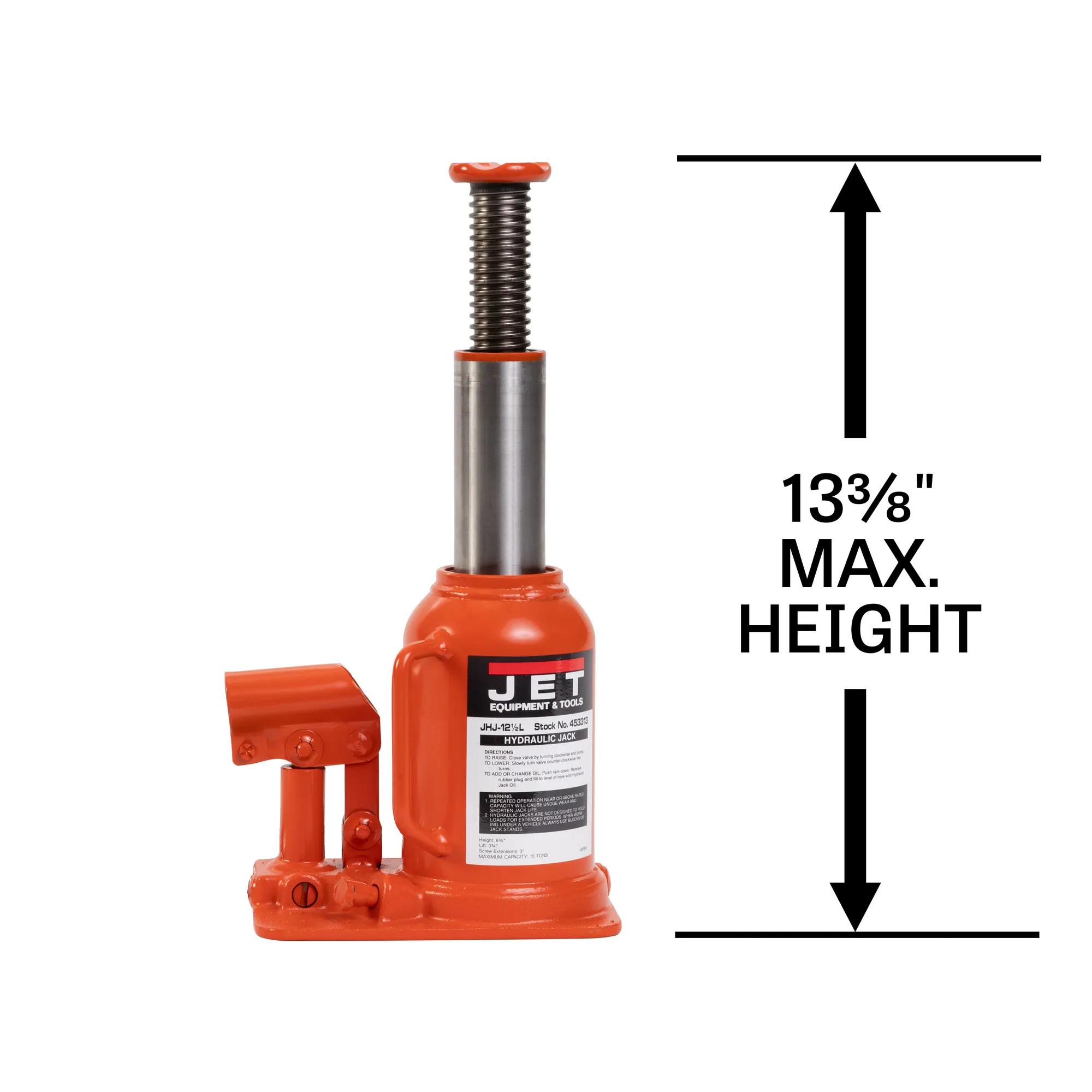 12-1/2 Ton, Low Profile Hydraulic Bottle Jack(JHJ-12 1/2L)