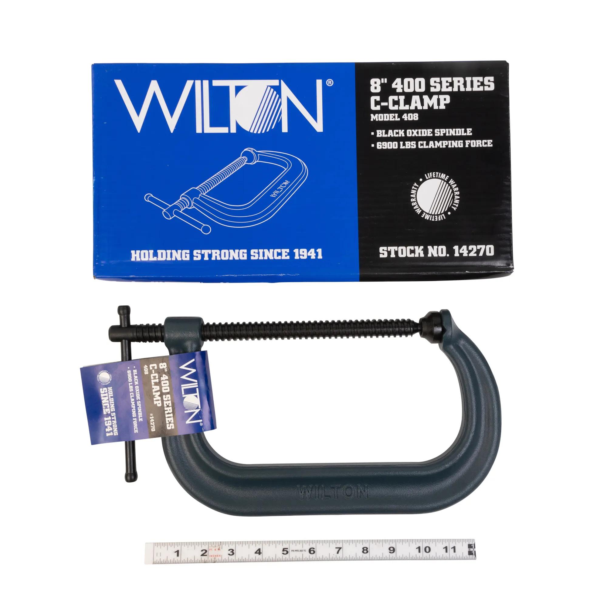 Drop Forged C-Clamp, 0 -8-1/4 in. Opening, 4-15/16 in. Throat Depth