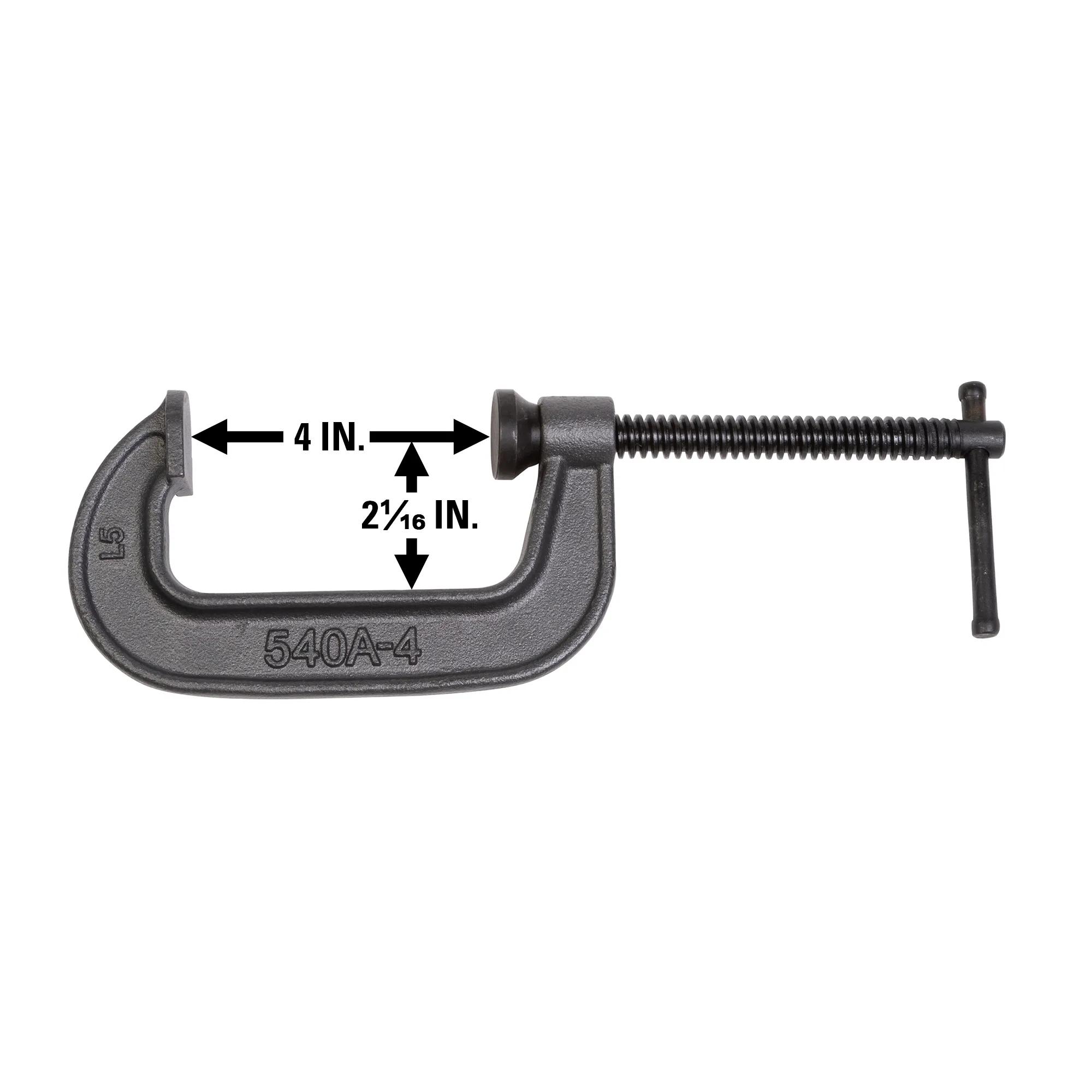 540A Series C-Clamp 0 - 4 in. Opening Capacity