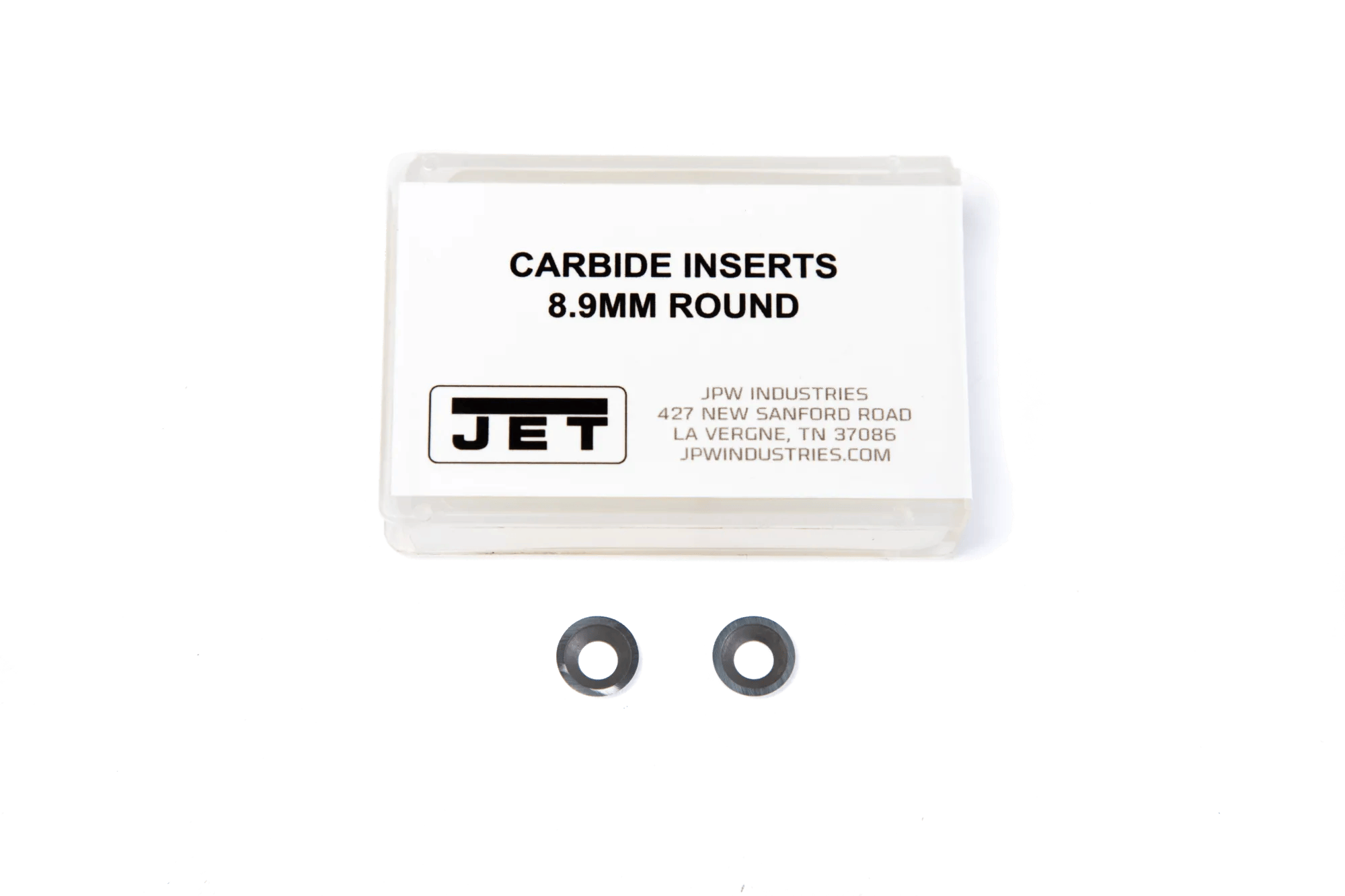 Woodturning Chisel Cutting Blade 8.9mm Round Carbide Insert (2PC)(JWL)