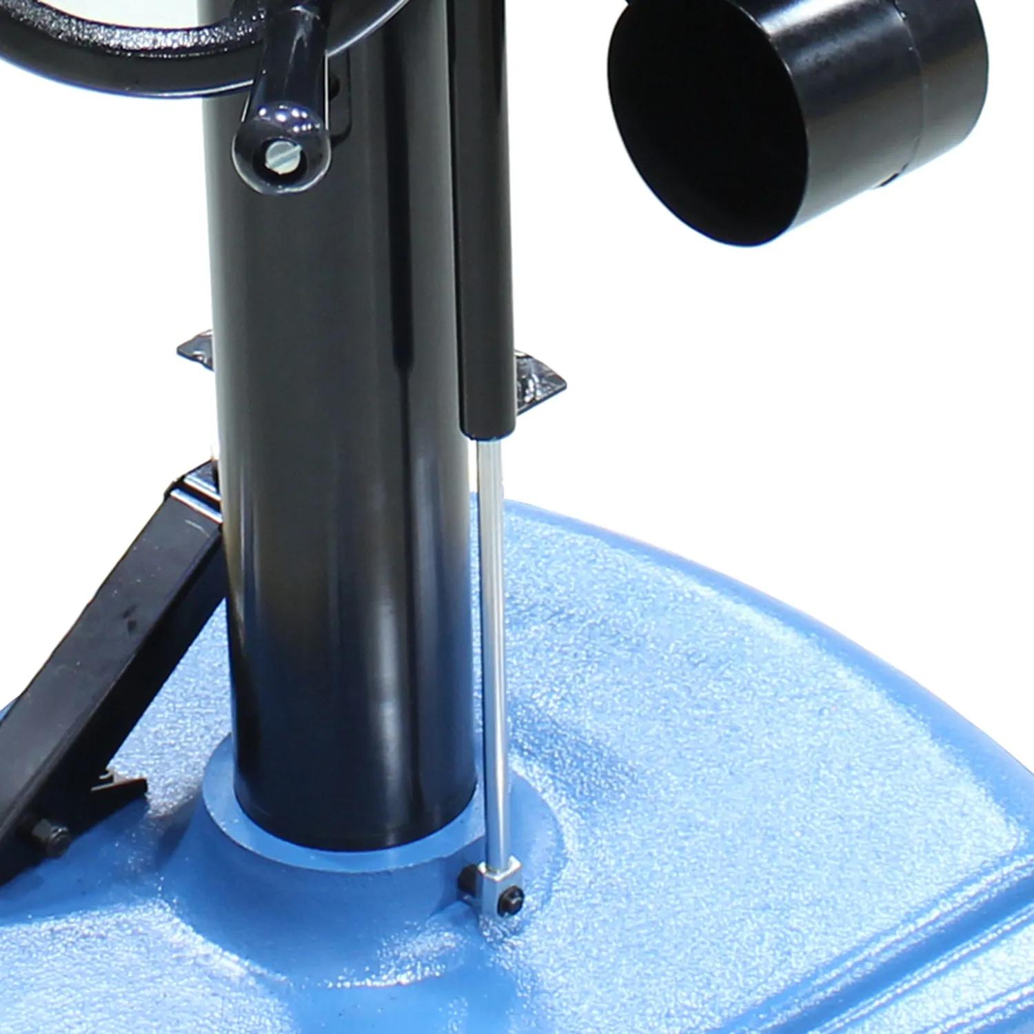 Gas cylinder for easy table lift assist