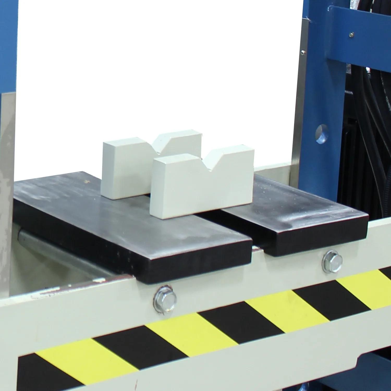 Heal Blocks and V-Blocks; used to support the material during the pressing operation.