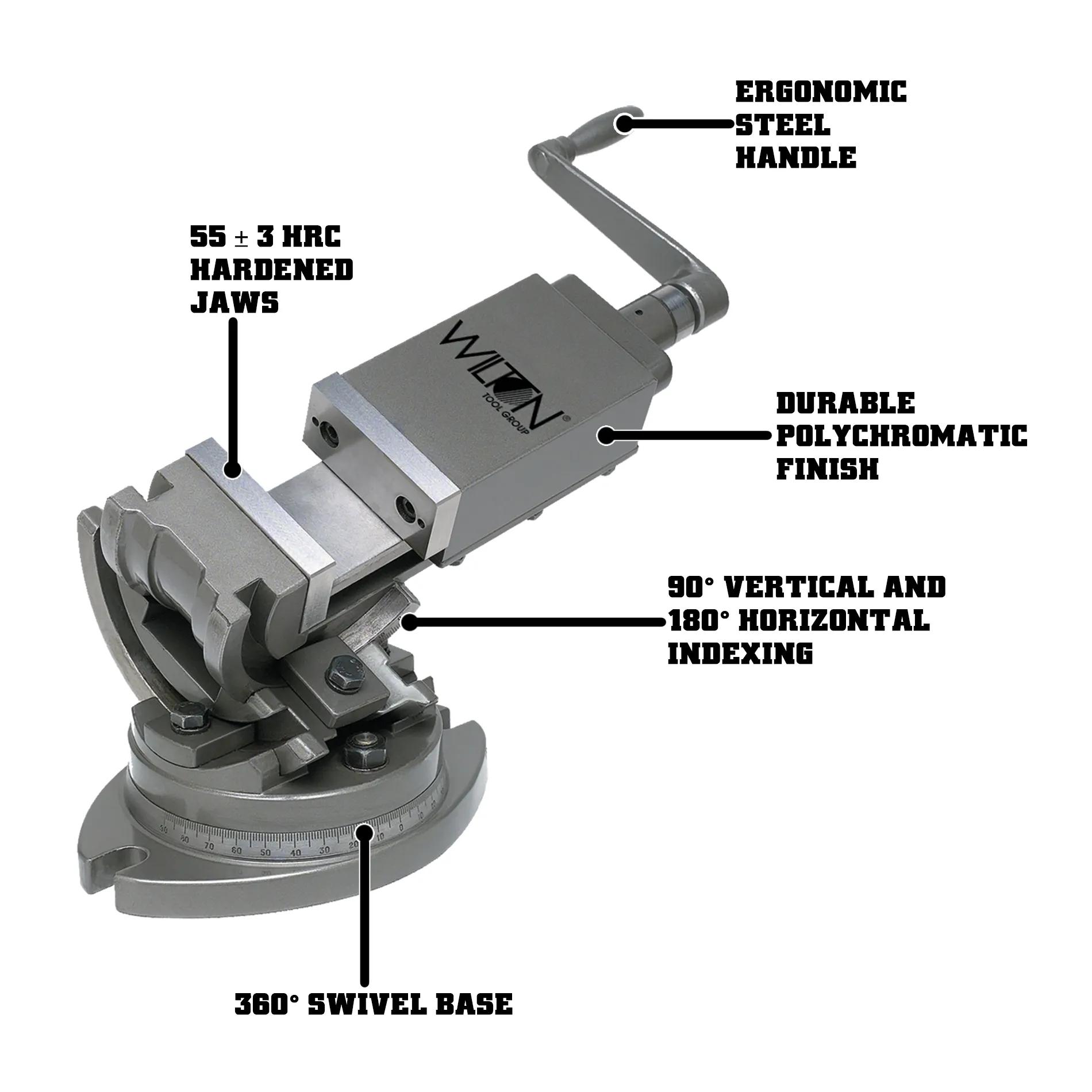3 in. 3-Axis Precision Tiltling Vise