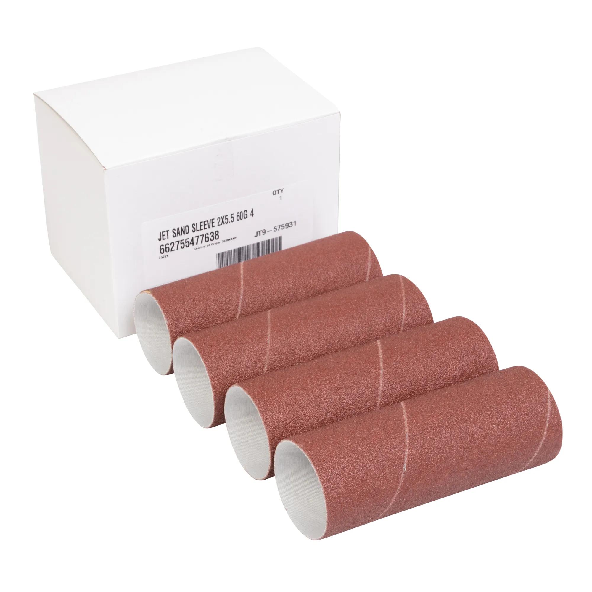 Sanding Sleeves, 2 x 5-1/2 in, 60 Grit, Pack of 4