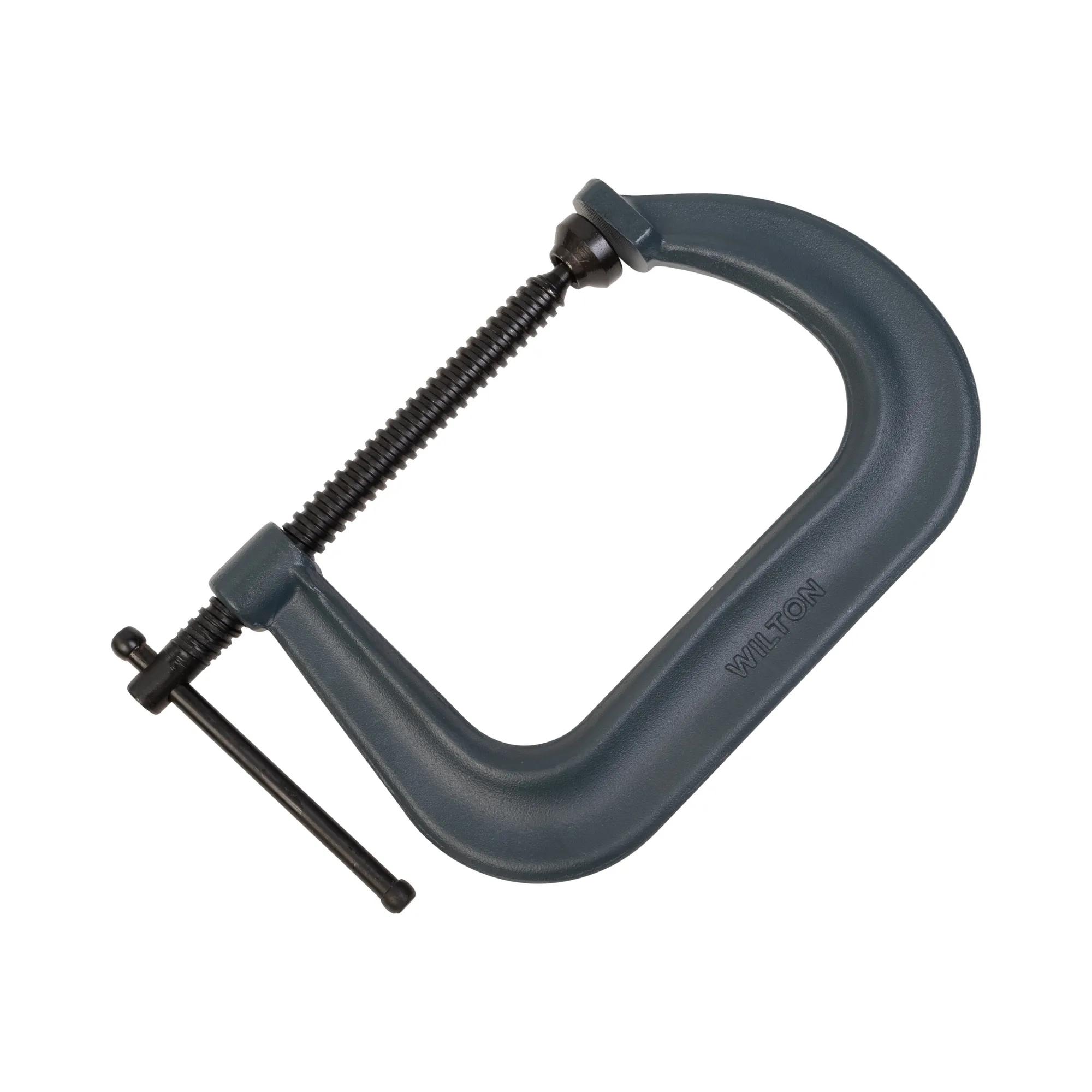 4400 Series Drop forged C-Clamp - Extra Deep-Throat, Regular-Duty, 0 in.  - 6 in.  Jaw Opening