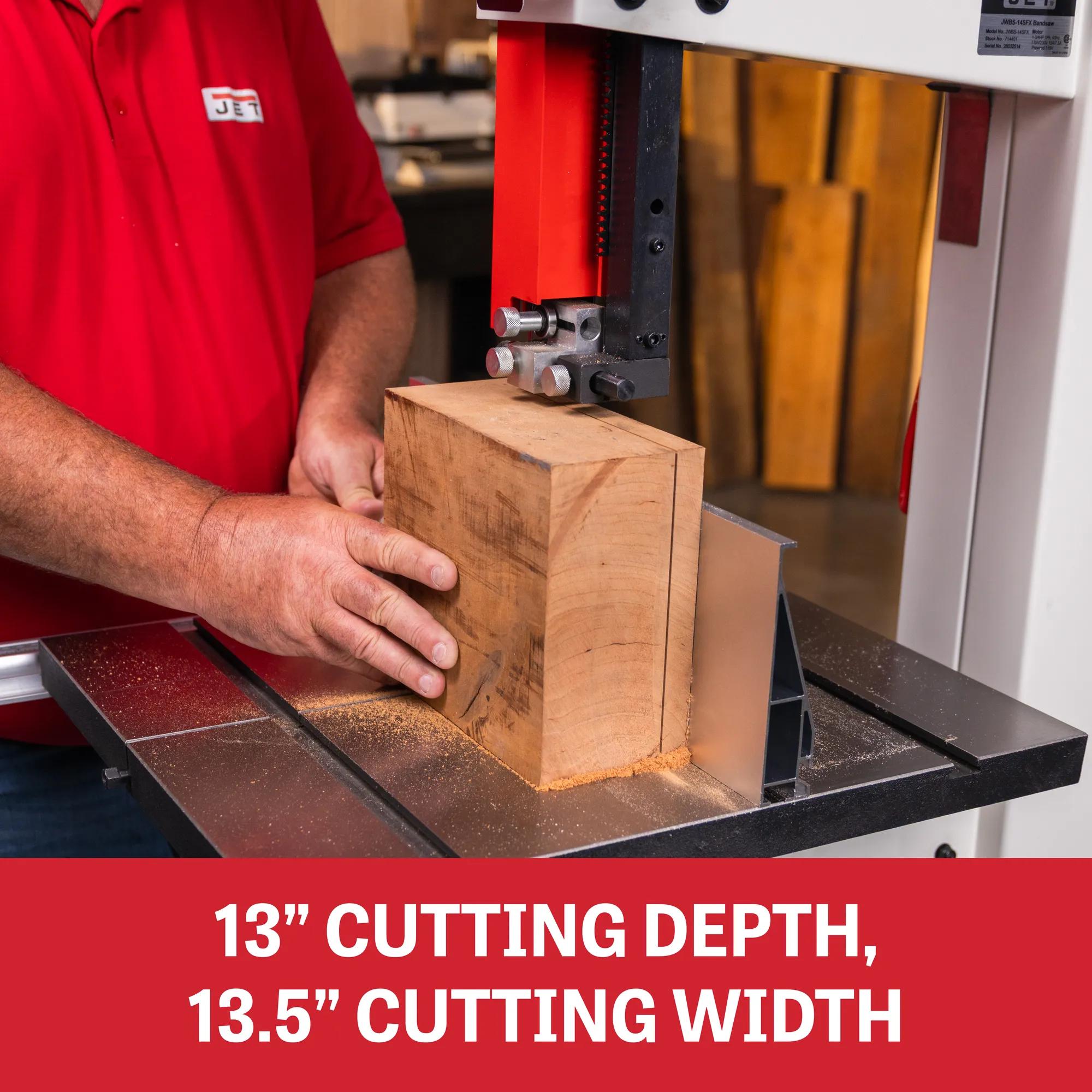 14" Bandsaw, 1.75HP, 115/230V 1PH(JWBS-14SFX)