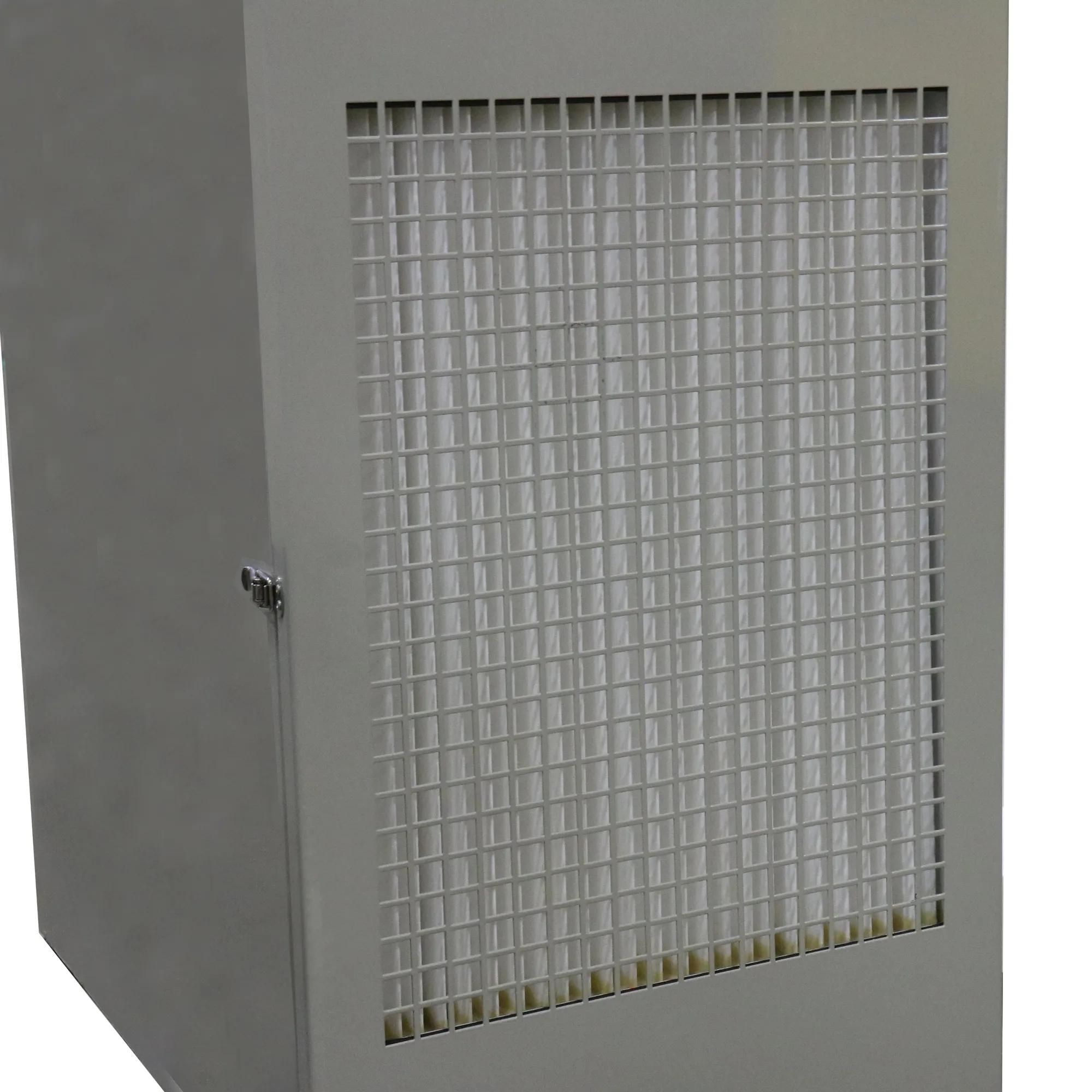 The filter is installed within door of cover