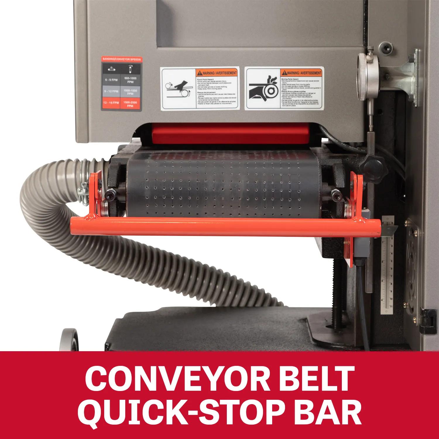 9 x 48" . Vari. Speed Wide Belt Sander, 5HP, 230V 3PH(J-948WBSV)