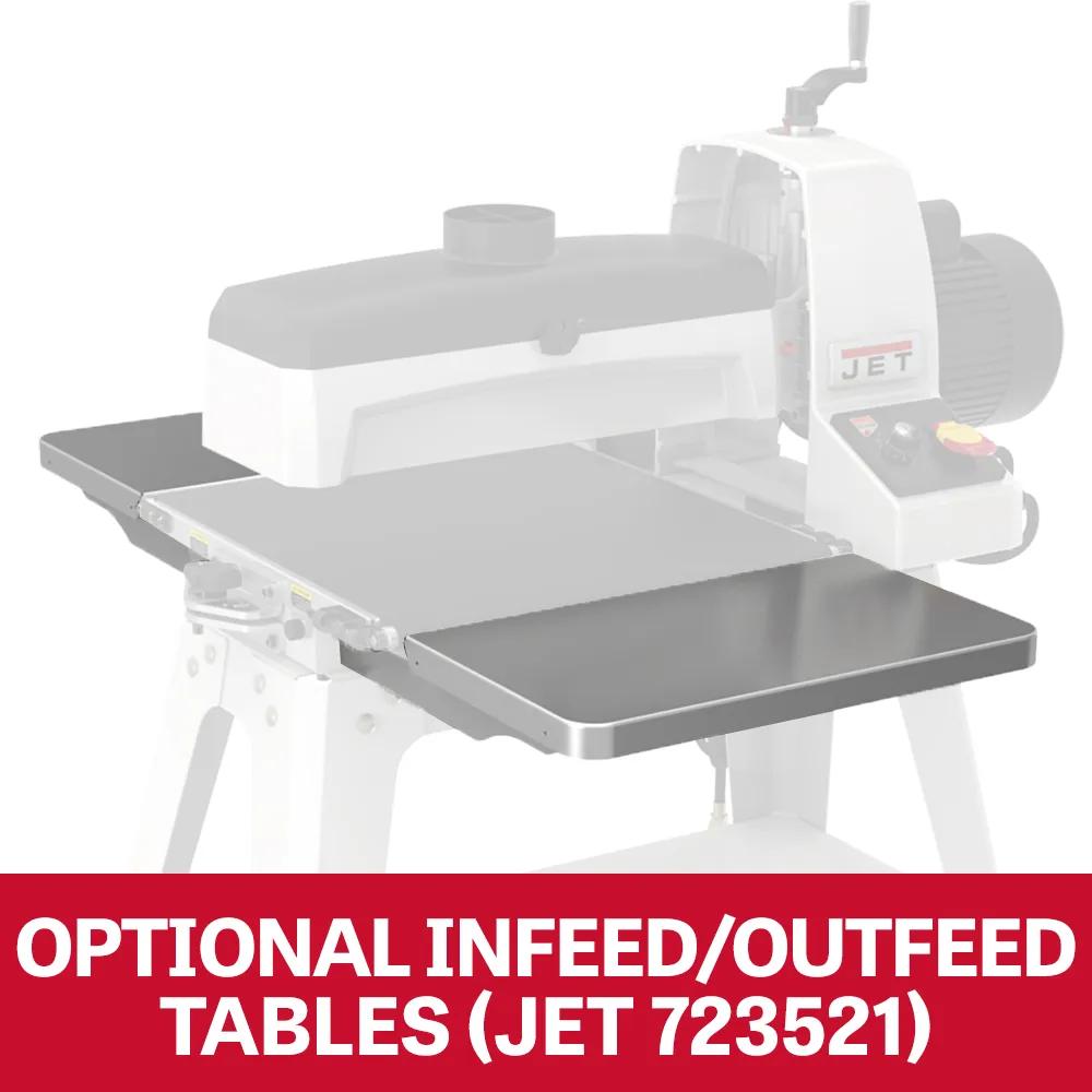 Drum Sander w/ Stand, 1.75HP, 115V 1PH(JWDS-1836)