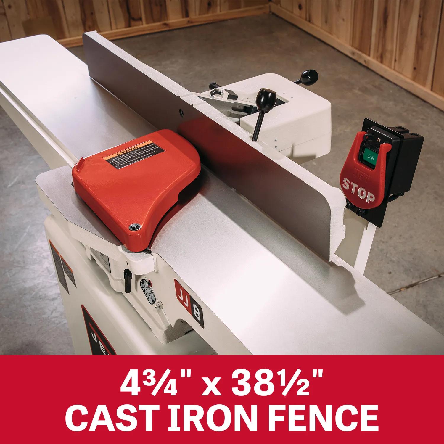 8" Closed Stand Jointer, 2HP, 230V 1PH(JWJ-8CS)