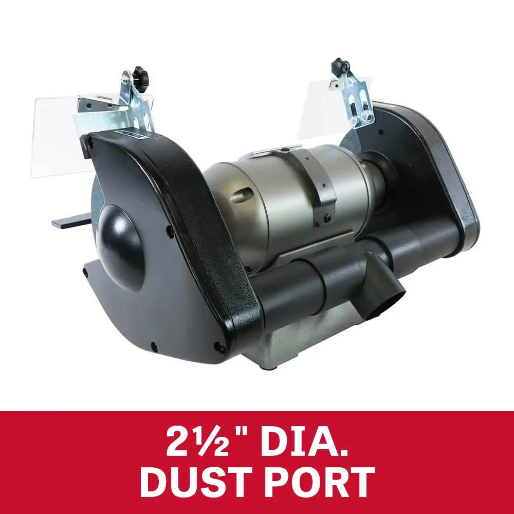 8" Industrial Bench Grinder, 1HP, 115/230V 1PH(IBG-8)