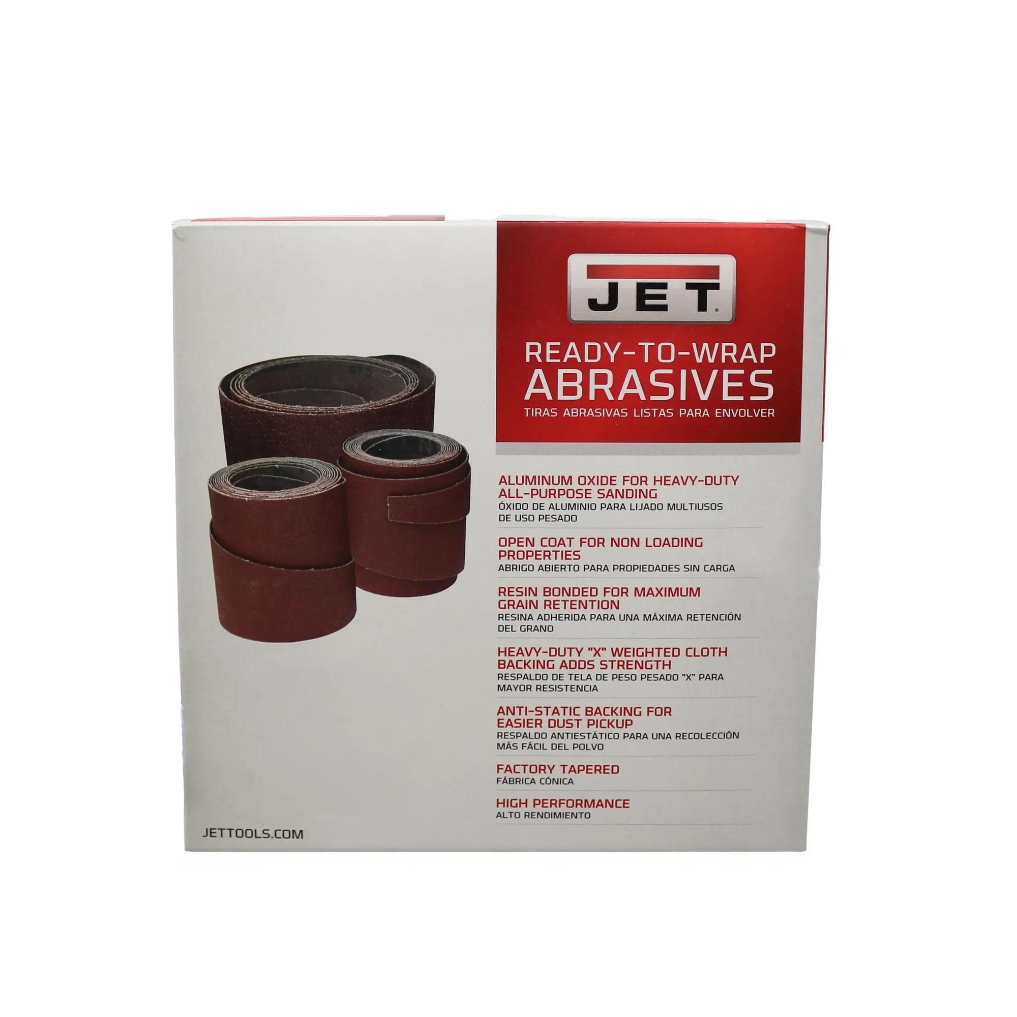 Ready-to-Wrap Abrasive Sandpaper, 10 in, 150 Grit, Pack of 4