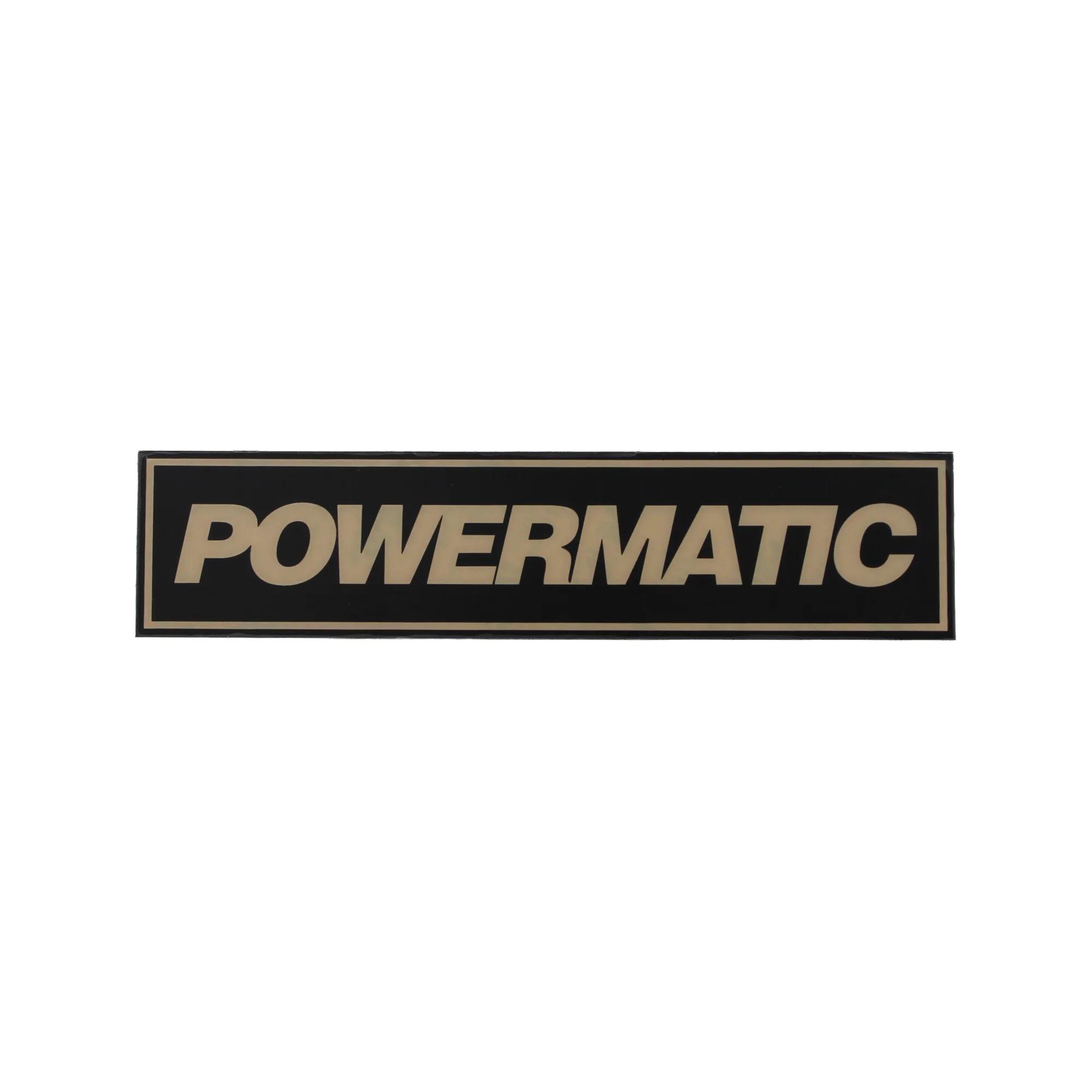 Powermatic Logo/clear Lttrs (510) (3312339)