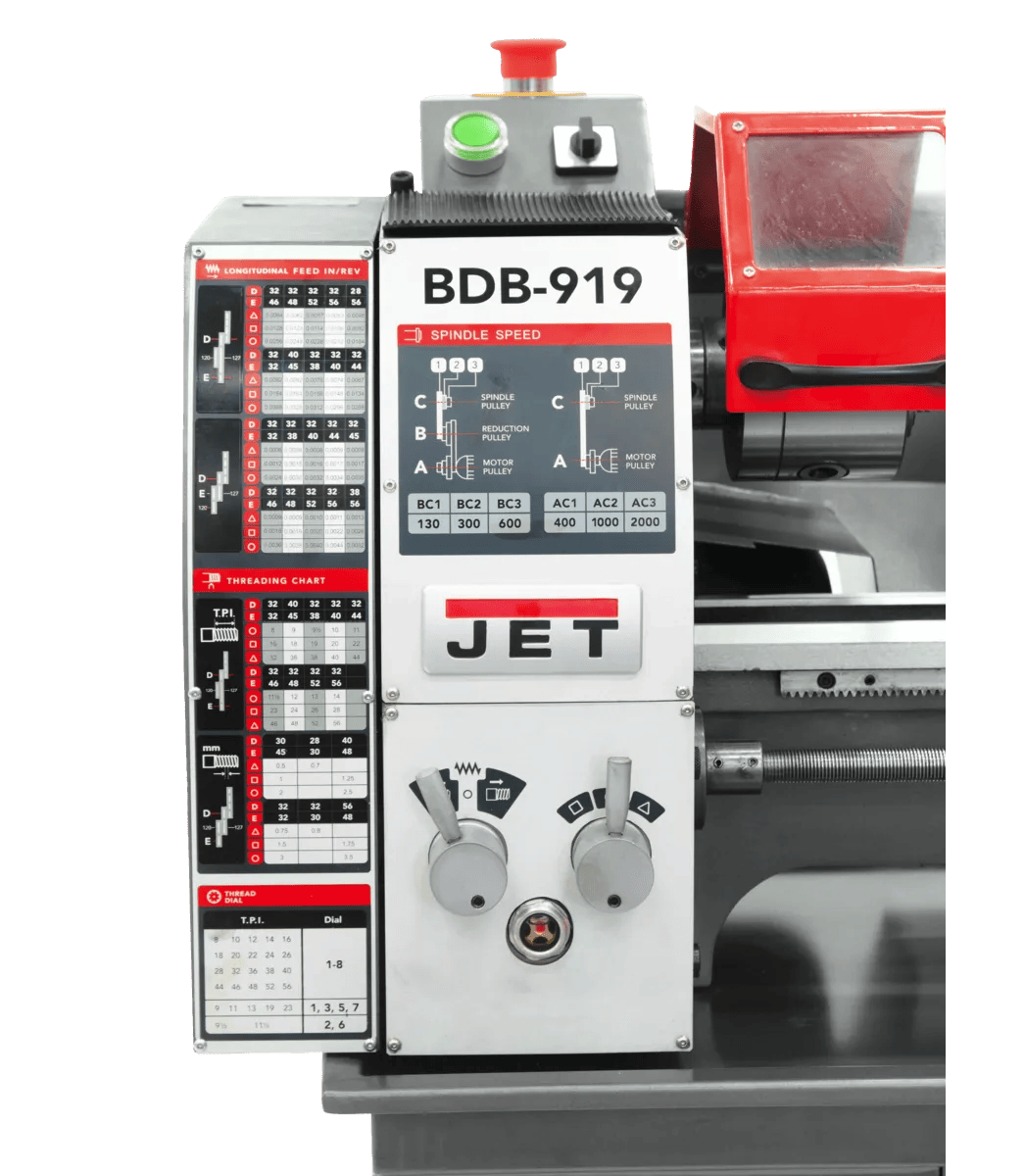9" x 29" Belt Drive Bench lathe, 0.75HP, 115V 1PH(BDB-919)