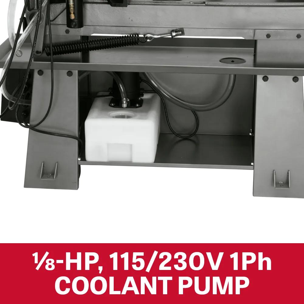 8" x 13" Horizontal Bandsaw, 1.5HP, 115/230V 1PH(J-7015)