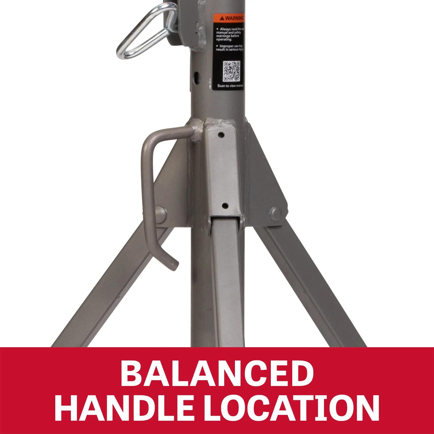 Folding Pipe Jack Stand(JPJ-FLD-V)