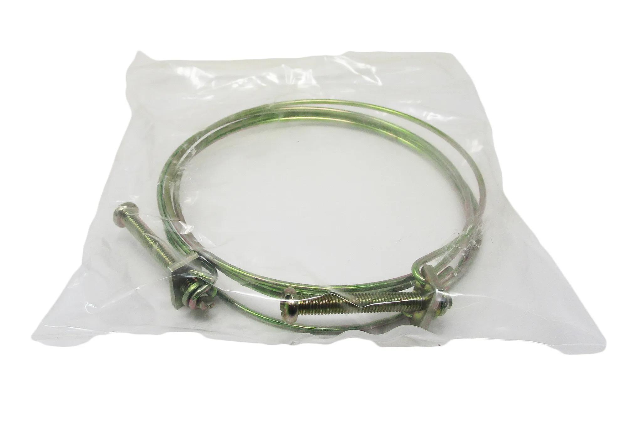 Heat Resistant Dust Collection Hose, 3 in dia x 8 ft length, max 130 degrees