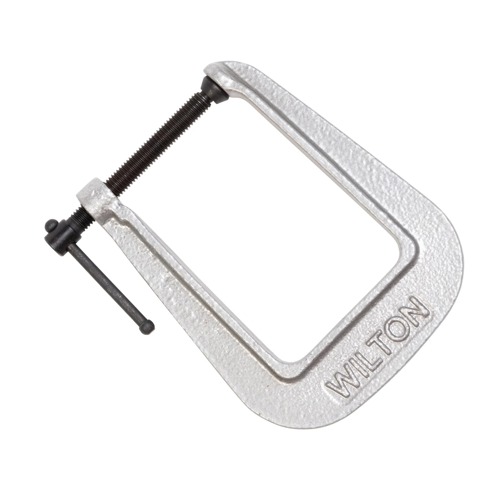 Deep-Reach Carriage C-Clamp, 0 in.  - in.  2 in.  Jaw Opening, 3-1/2 in.  Throat Depth