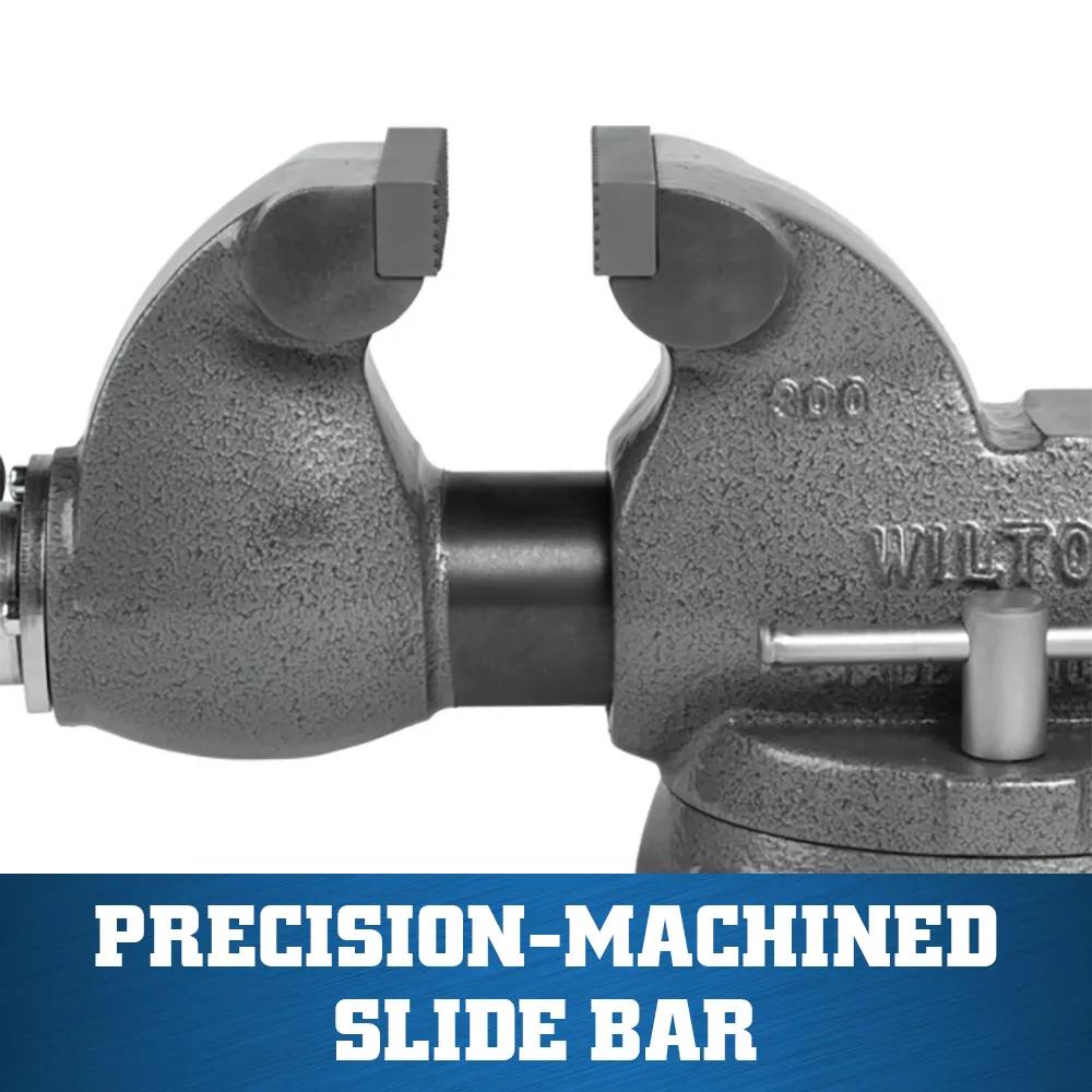 3 in. Machinist Vise with Swivel Base