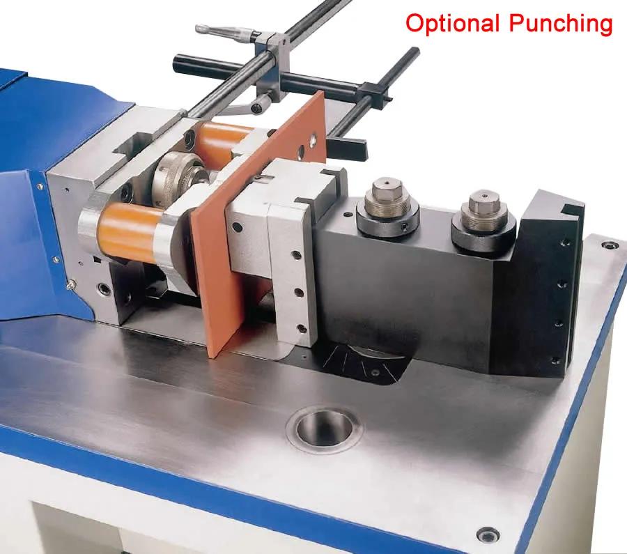 You can adjust the pressure of the hydraulics for your material. You can also run the metal press brake in a manual mode for one-off projects as well as set-up