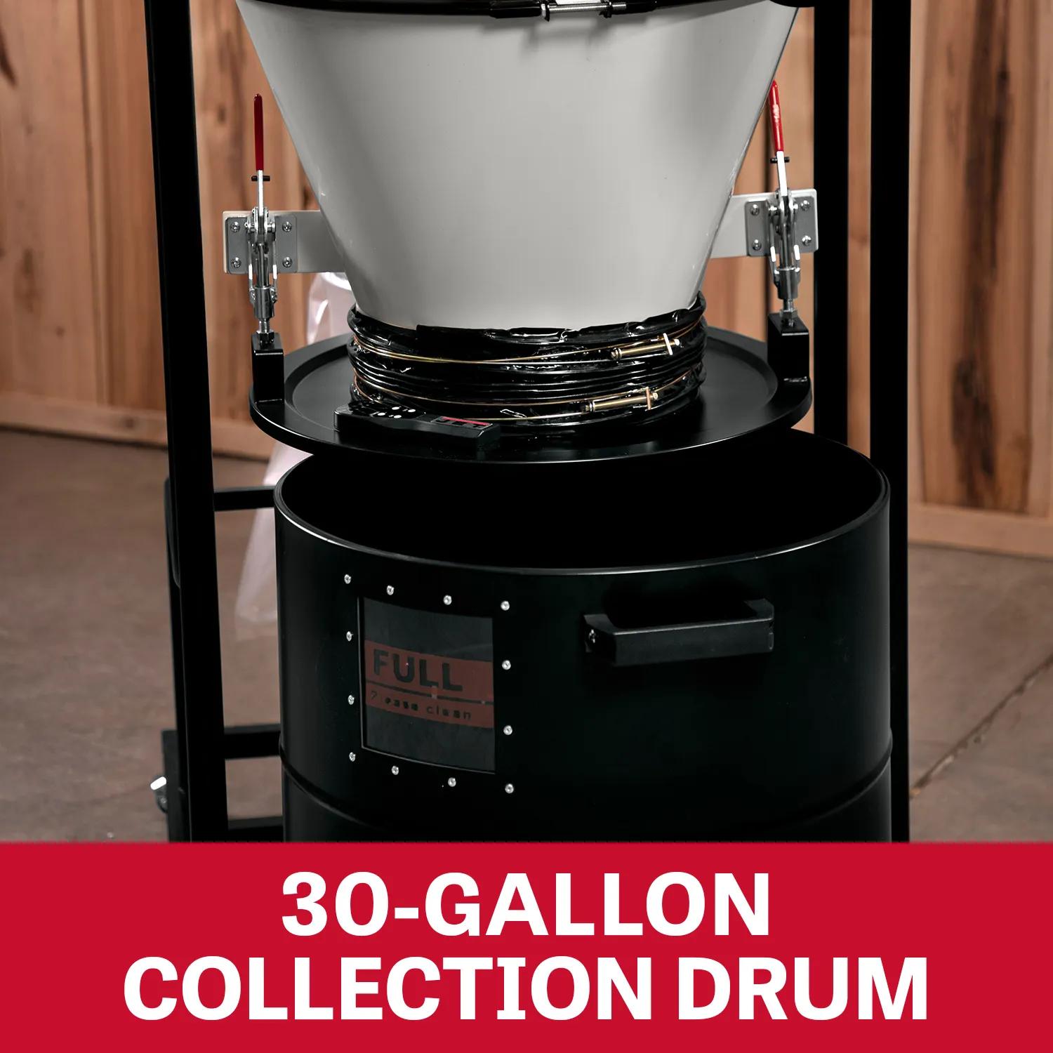 1538 CFM, Cyclone Dust Collector, 2HP, 230V(JCDC-2)