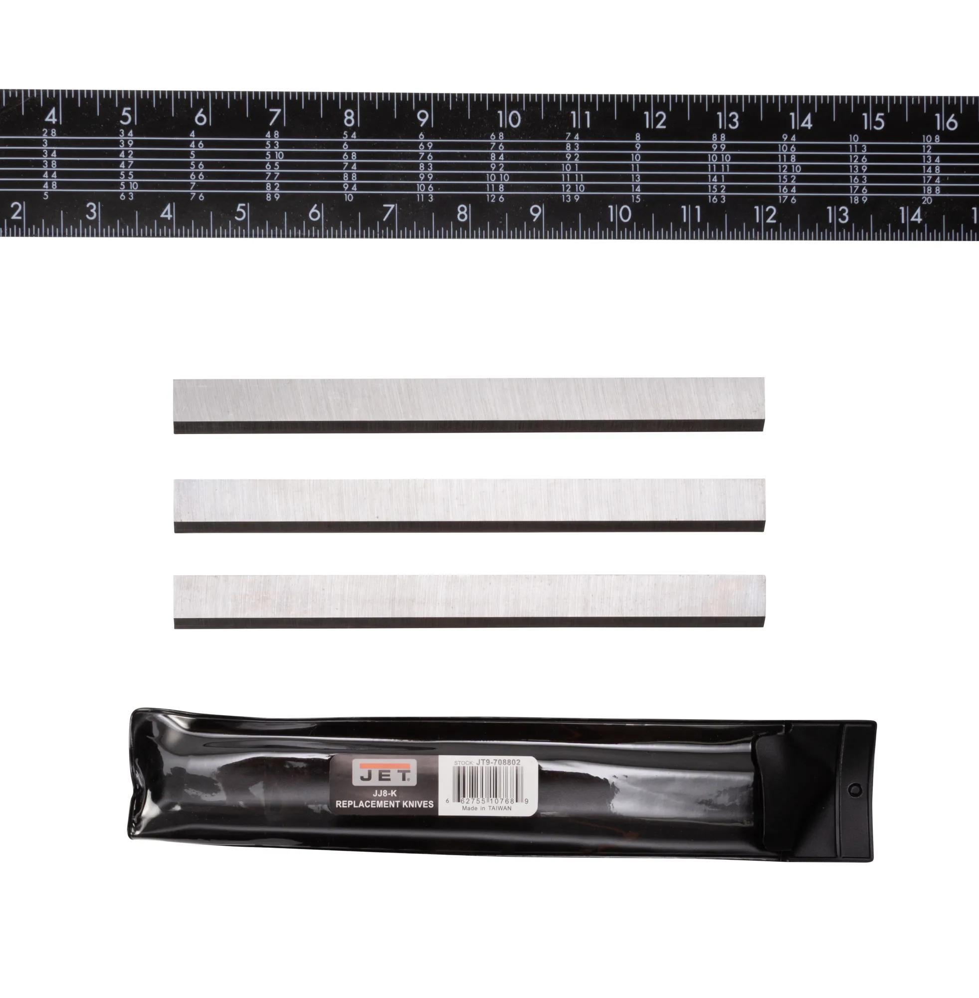 JJ8-K Replacement Knives for 8 in Jointer, Set of 3