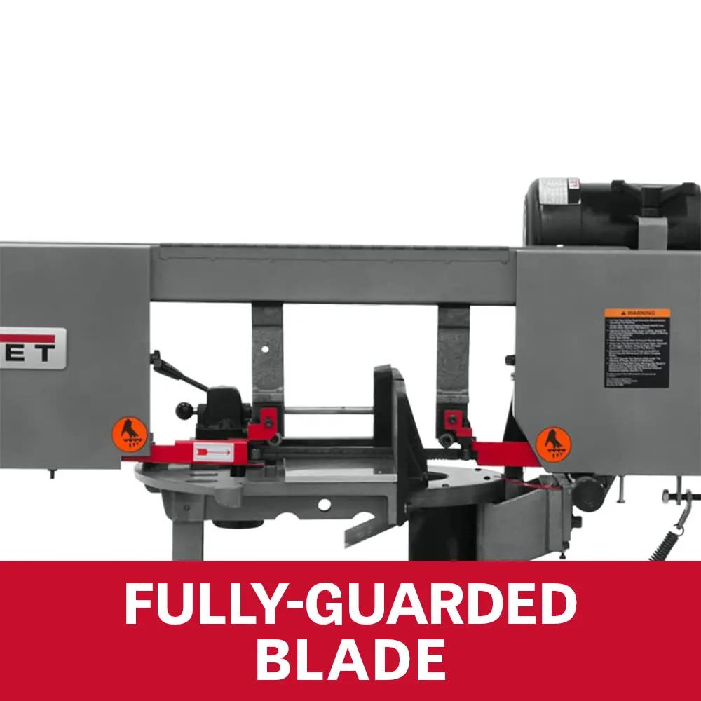 10" DMW Horizontal/Vert. Dual Mitering Portable Band Saw, 1HP, 115V 1PH(HVBS-10-DMW)