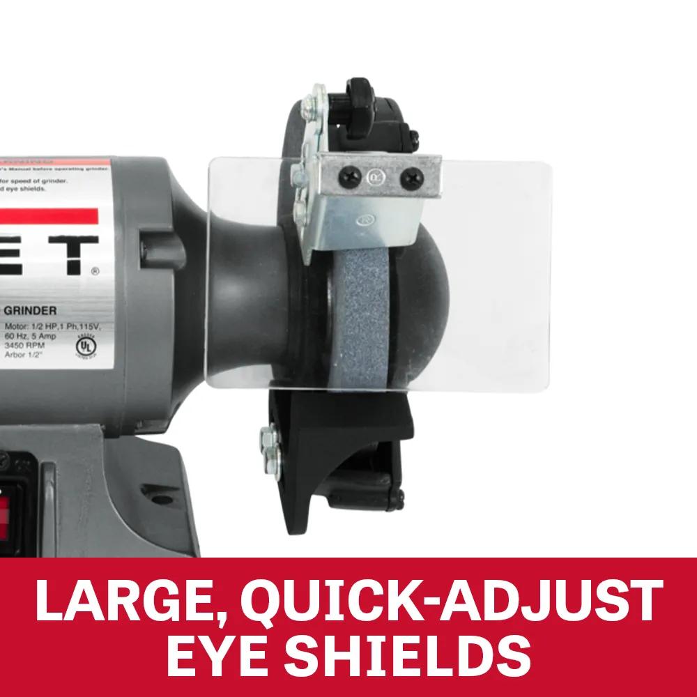 6" Bench Grinder, 0.25HP, 115V 1PH(JBG-6B)