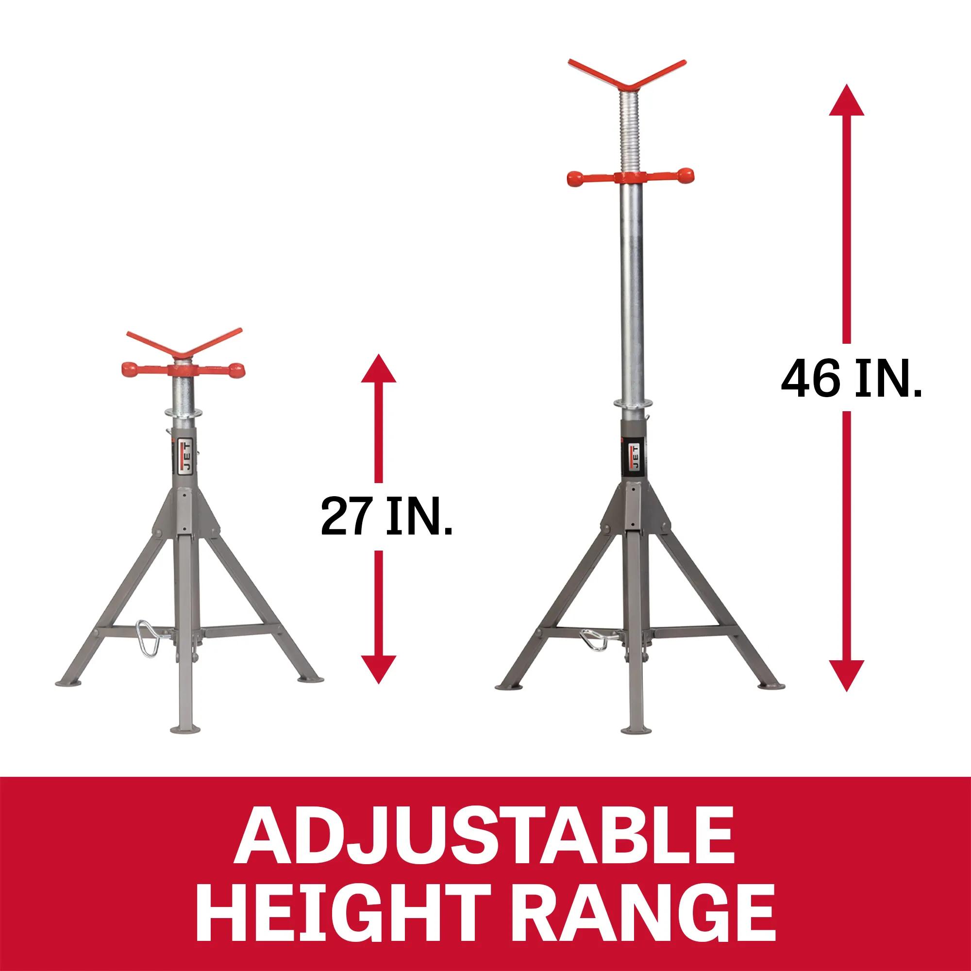 Folding Pipe Jack Stand(JPJ-FLD-V)