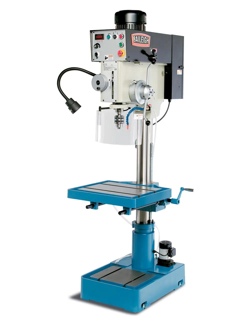 Drill smarter and harder with this 20” floor-type drill press which tackles hefty capacities at up to 2000 rpm