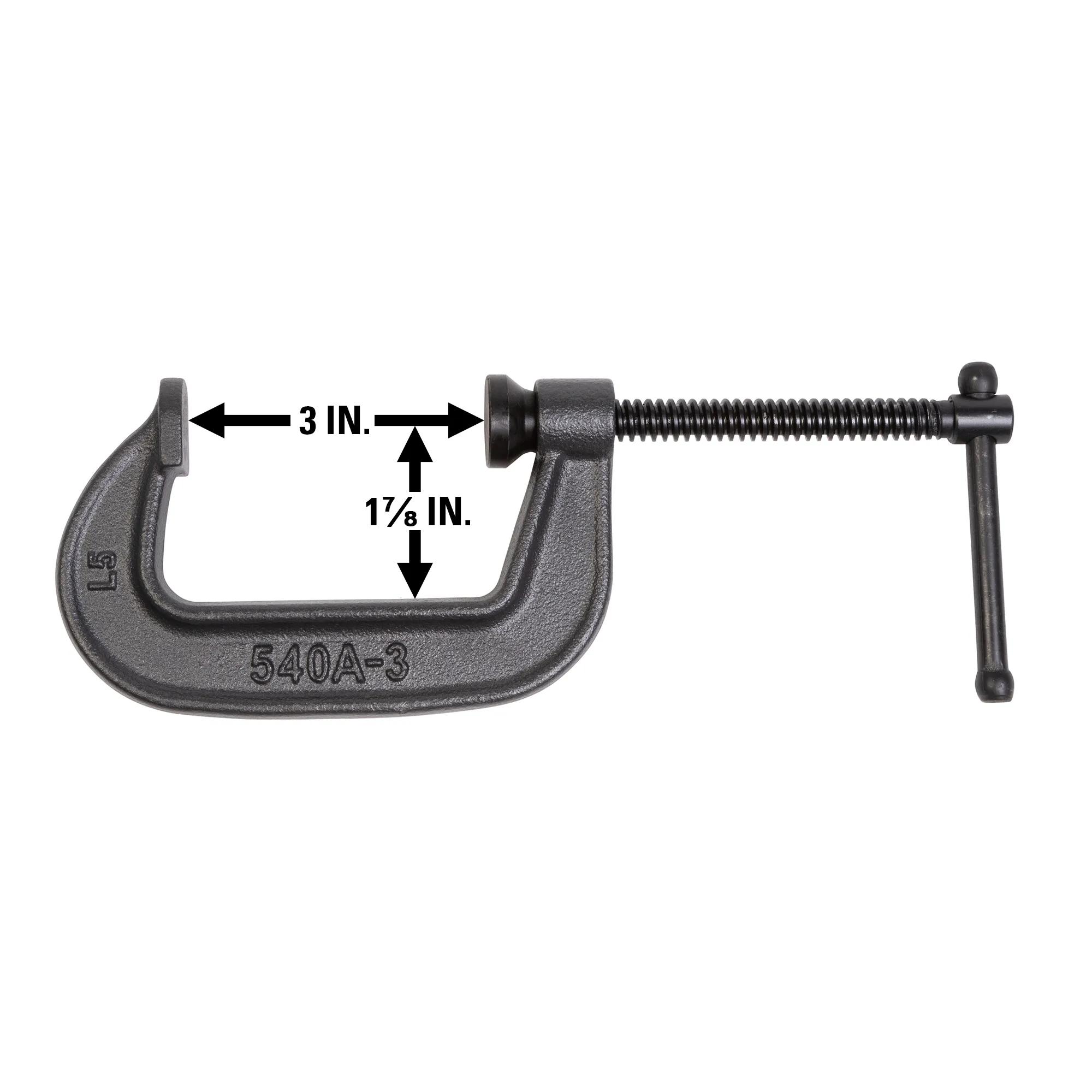 540A Series C-Clamp 0 - 3 in. Opening Capacity