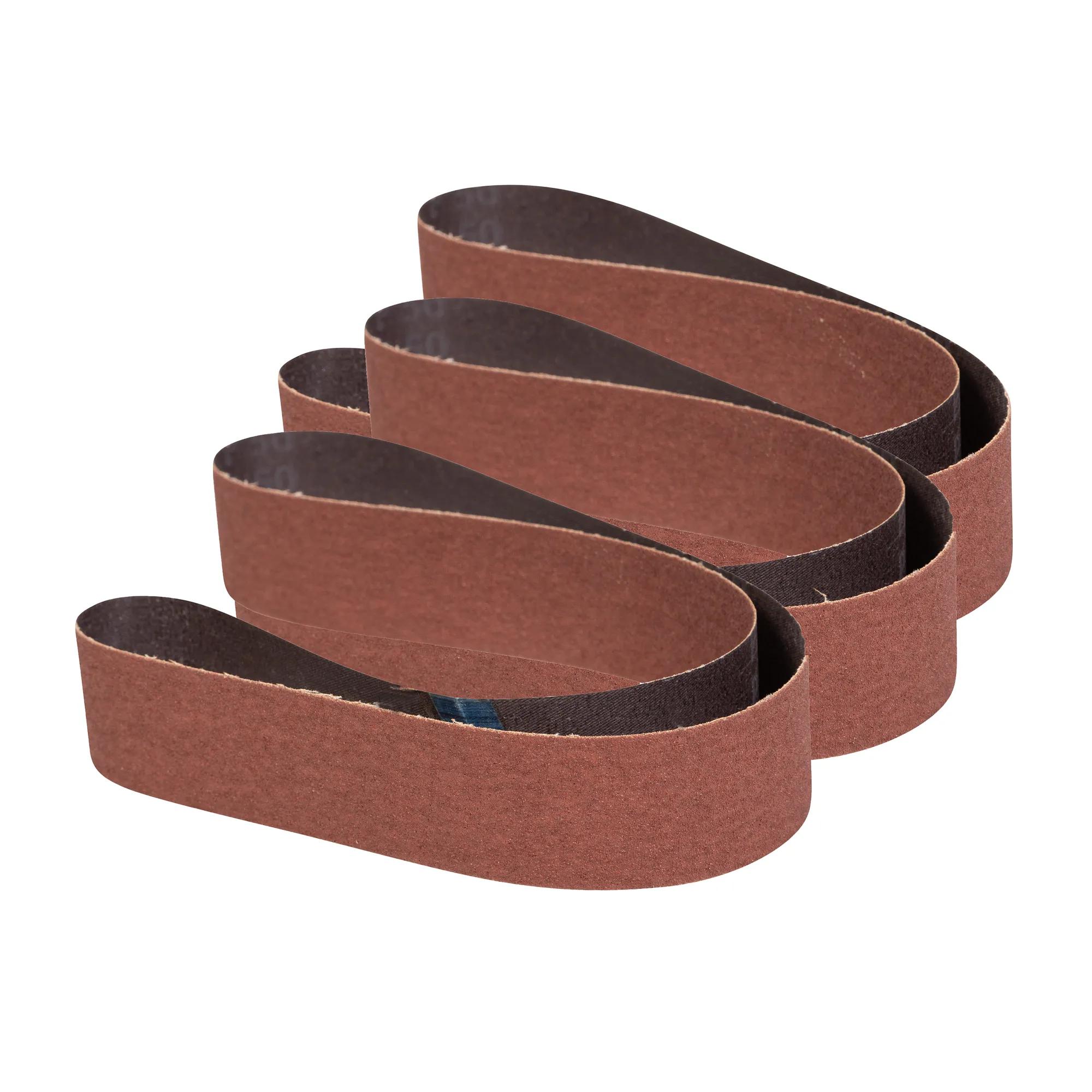 Aluminum Oxide Sanding Belts, 2" x 48", 50 Grit (3-Pack)