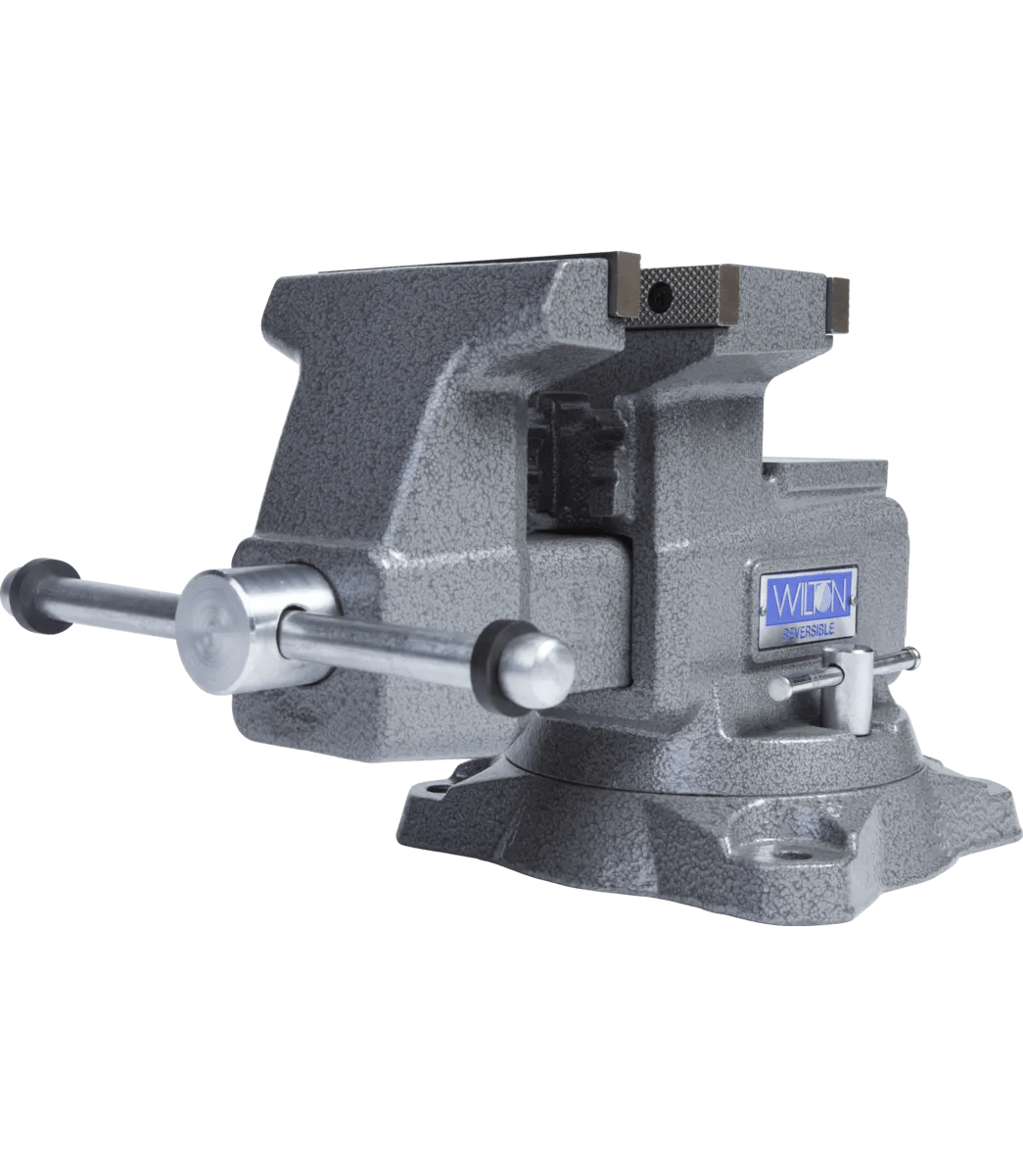 5-1/2 in. Reversible Bench Vise with 360-Degree Swivel Base