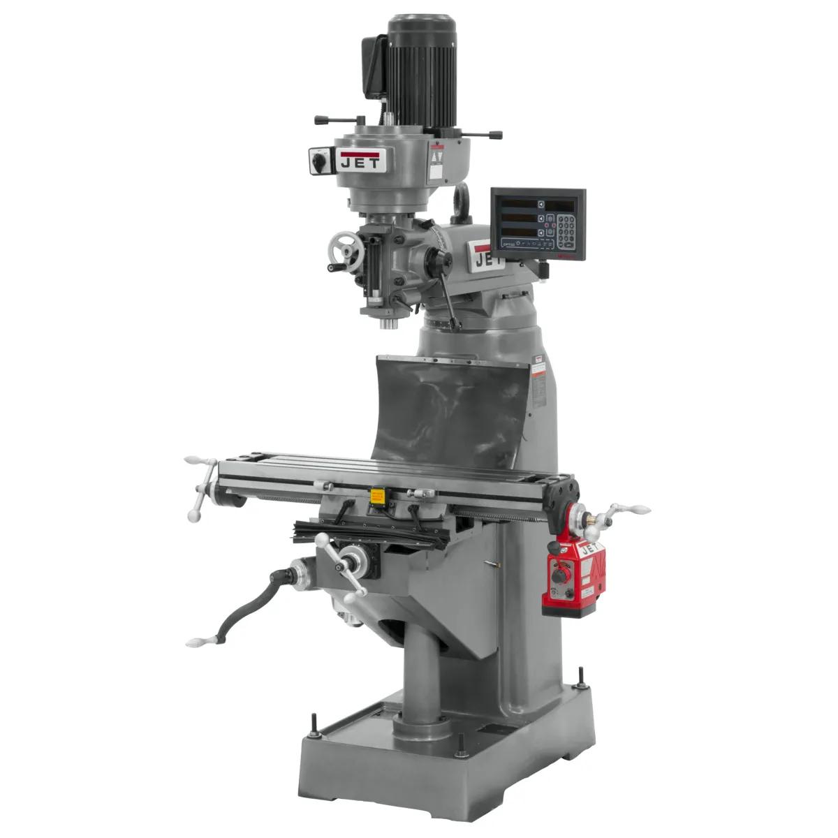 8" x 36" Mill w/ NMS800 DRO w/ X-Axis Powerfeed, 1.5HP, 115/230V 1PH(JVM-836-1)
