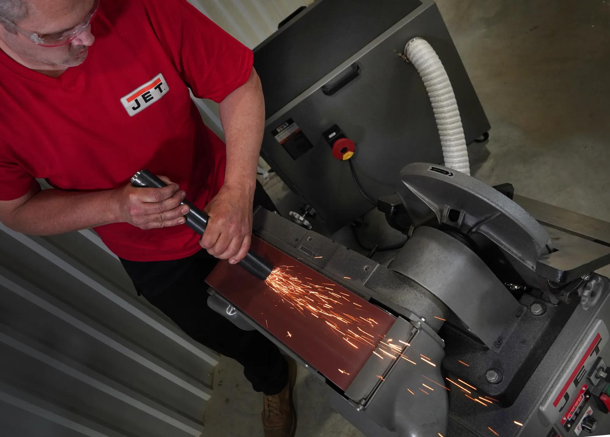 6" x 48" Vari.-Speed Belt & 12" Disc Finishing/Grinding , 2HP, 230V 3PH(J-64812VS)