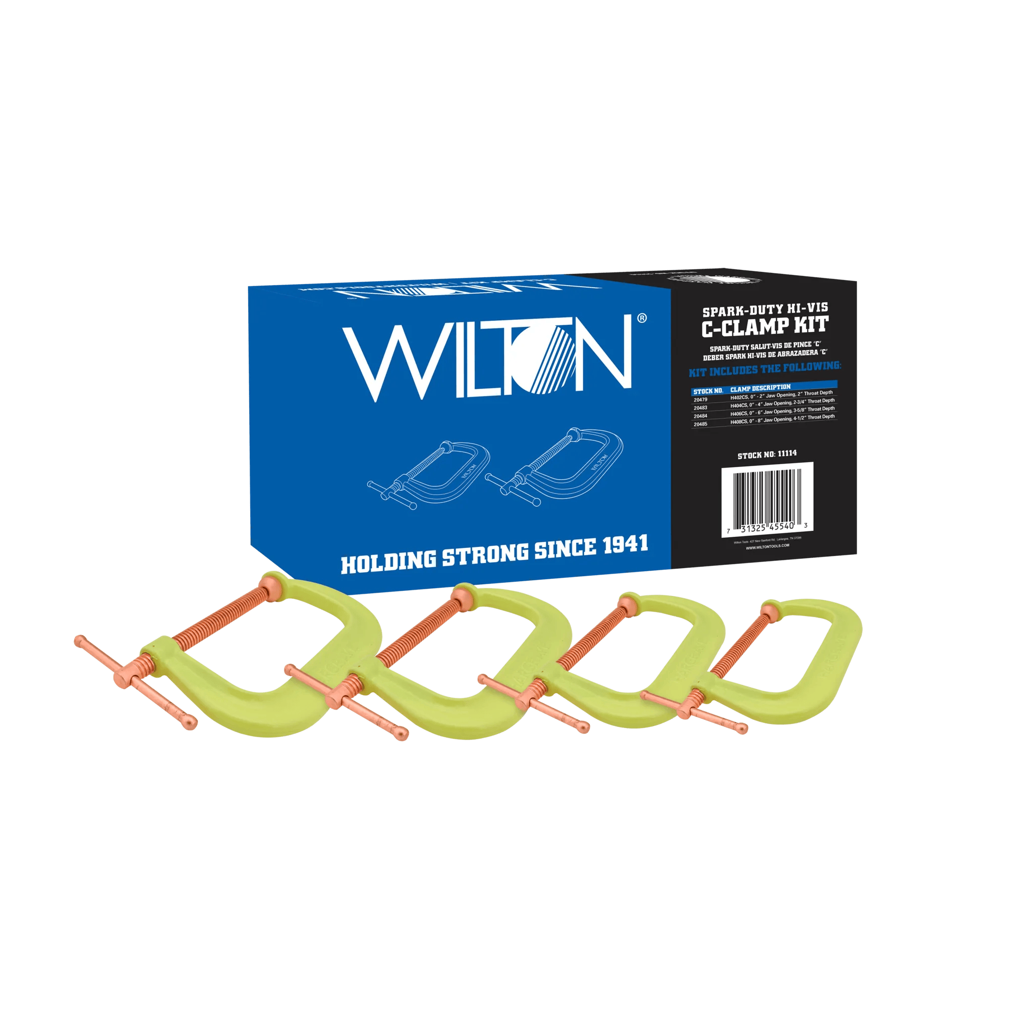 Spark-Duty 400CS Hi-Vis C-Clamp Kit