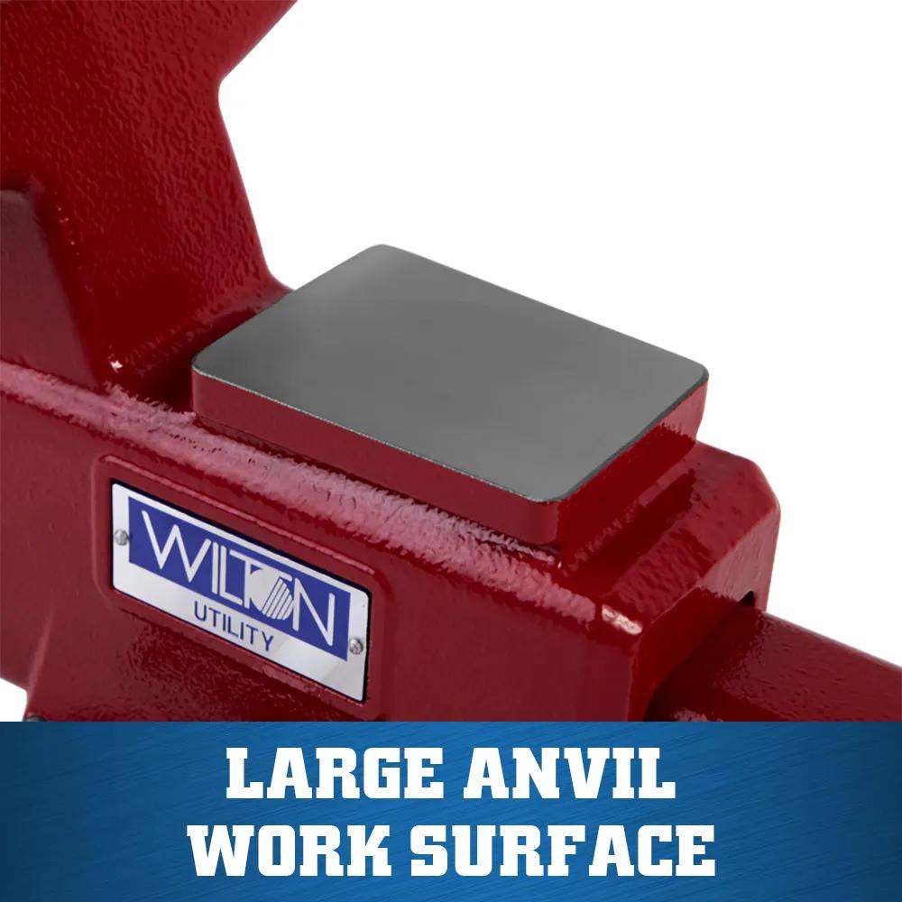 6-1/2 in. Utility Bench Vise with 360-Degree Swivel Base