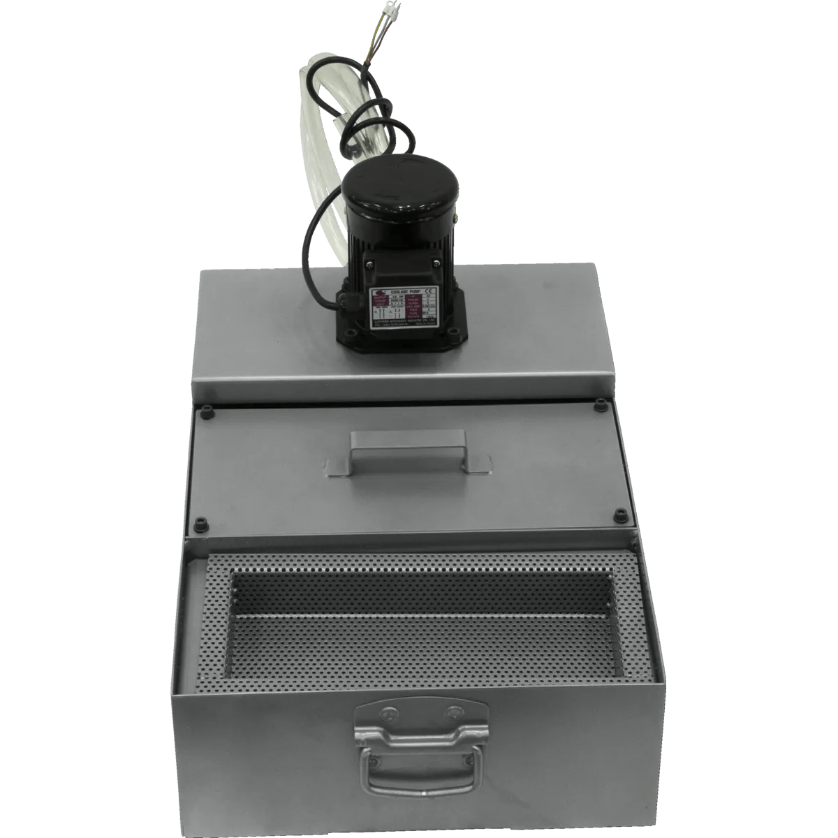 Coolant System with Motor and Tray for JTM949EVS and JTM1050EVS Mills