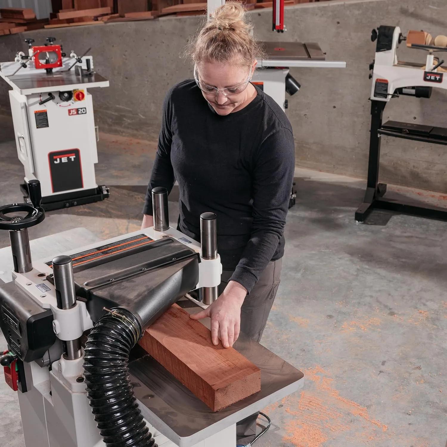 15"  Helical Cutterhead Planer, 3HP, 230V 1PH(JWP-15BHH)