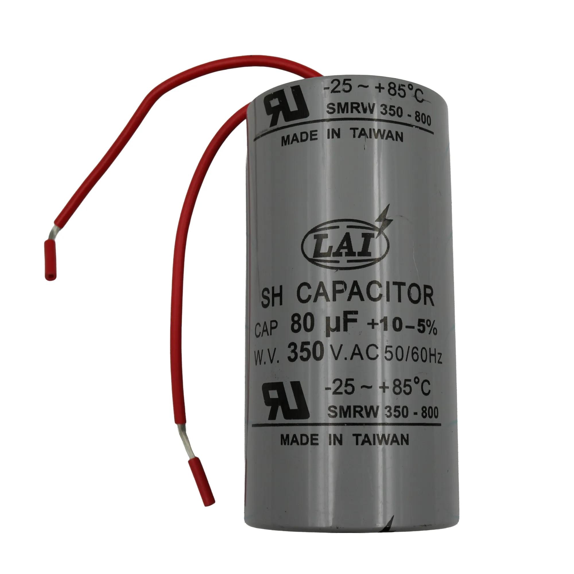Run Capacitor 80UF 350vac 2x4 for JTAS-10DX, JTAS-12-DX (JTAS10-1315A)