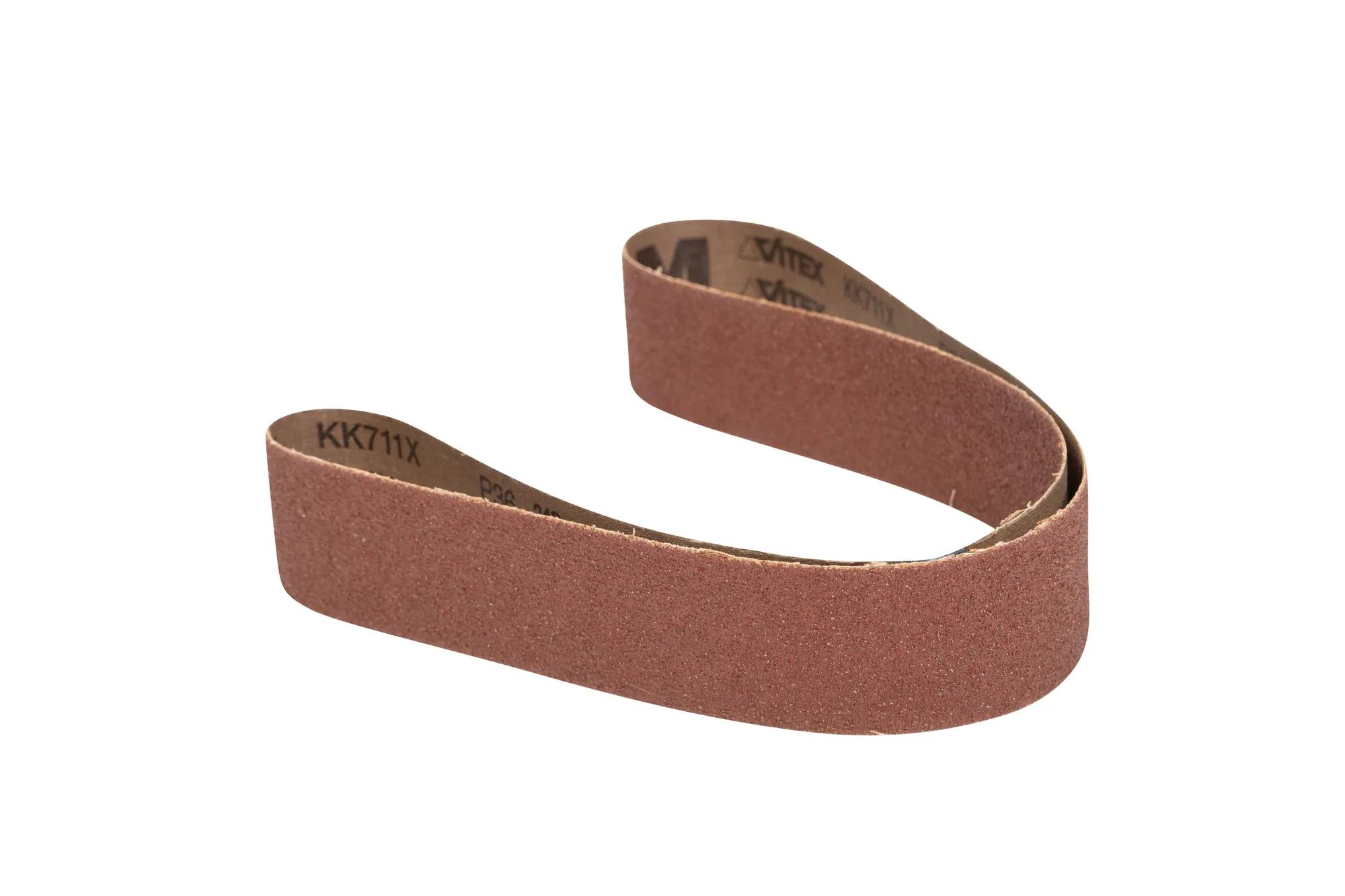 Sanding Belts, 2" x 48", 36/50G Aluminum Oxide & 180G Zirconium (3-Pack)