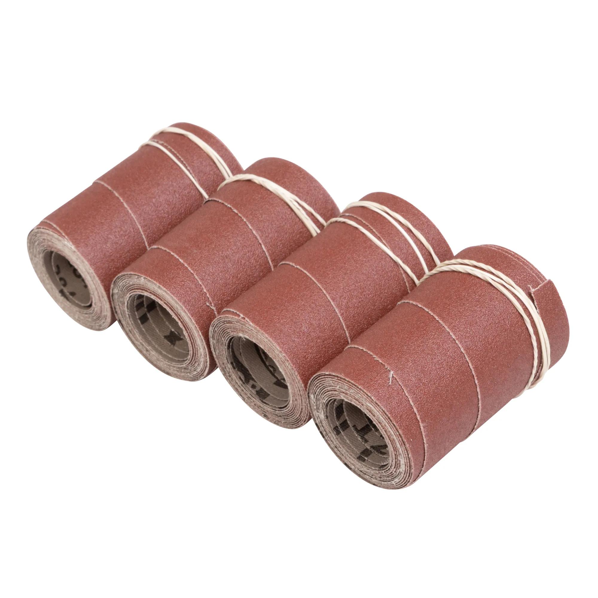 Ready-to-Wrap Abrasive Sandpaper, 16 in, 120 Grit, Pack of 4