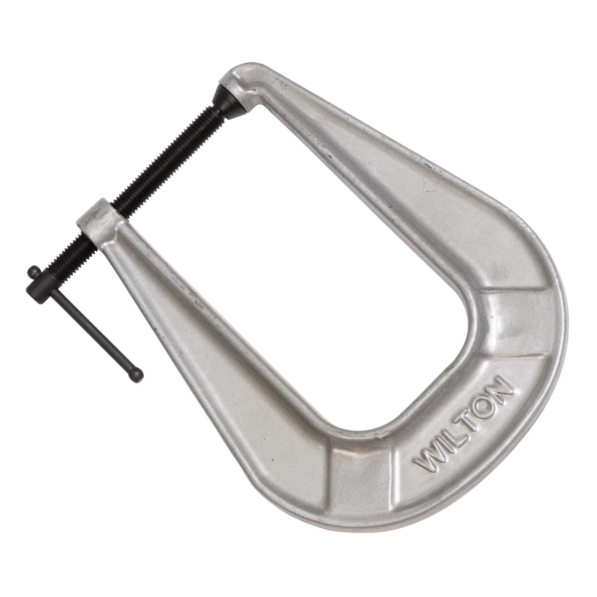 Xtra Deep-Reach Carriage C-Clamp, 0 in.  - in.  2-1/2 in.  Jaw Opening, 6-1/4 in.  Throat Depth