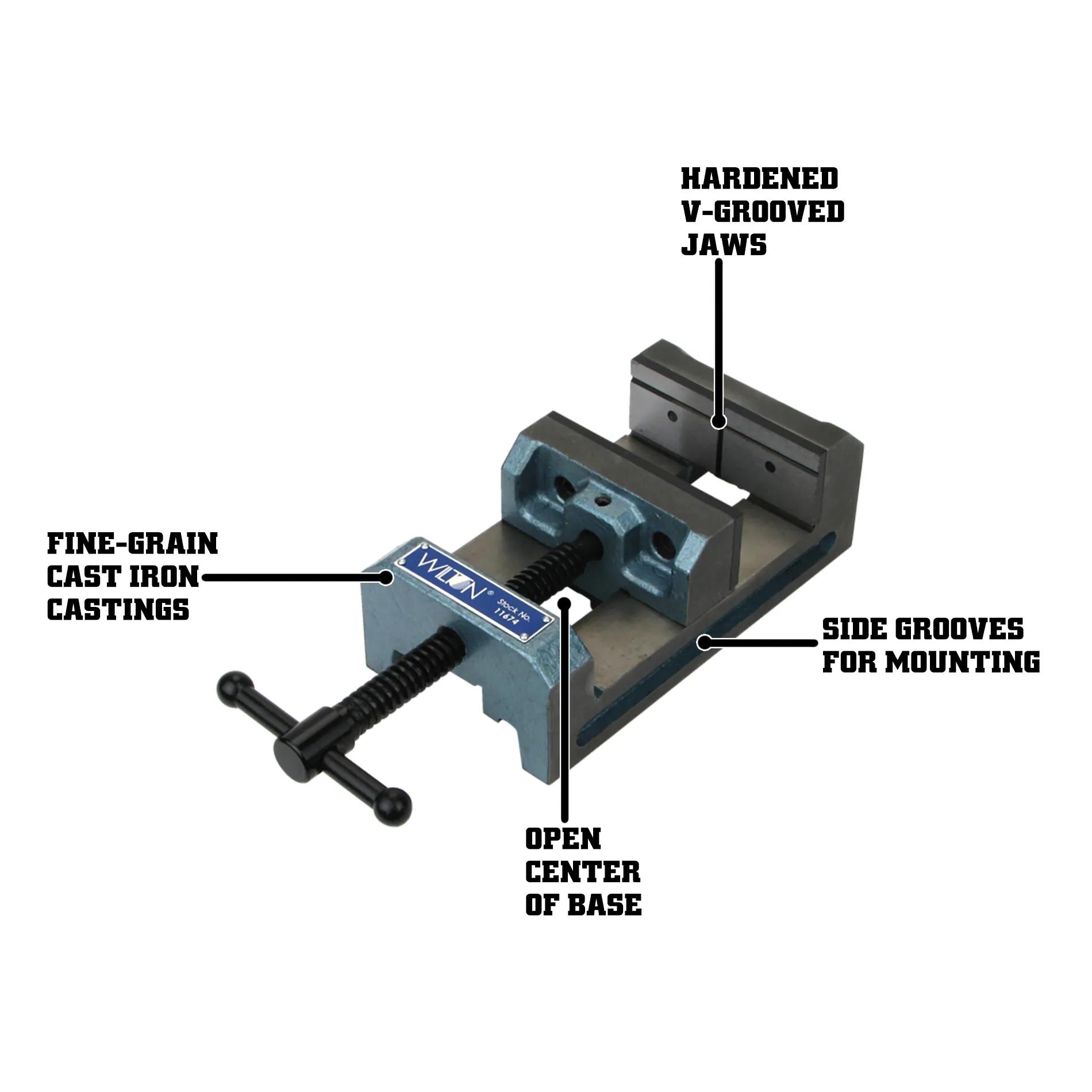 4 in.  Industrial Drill Press Vise
