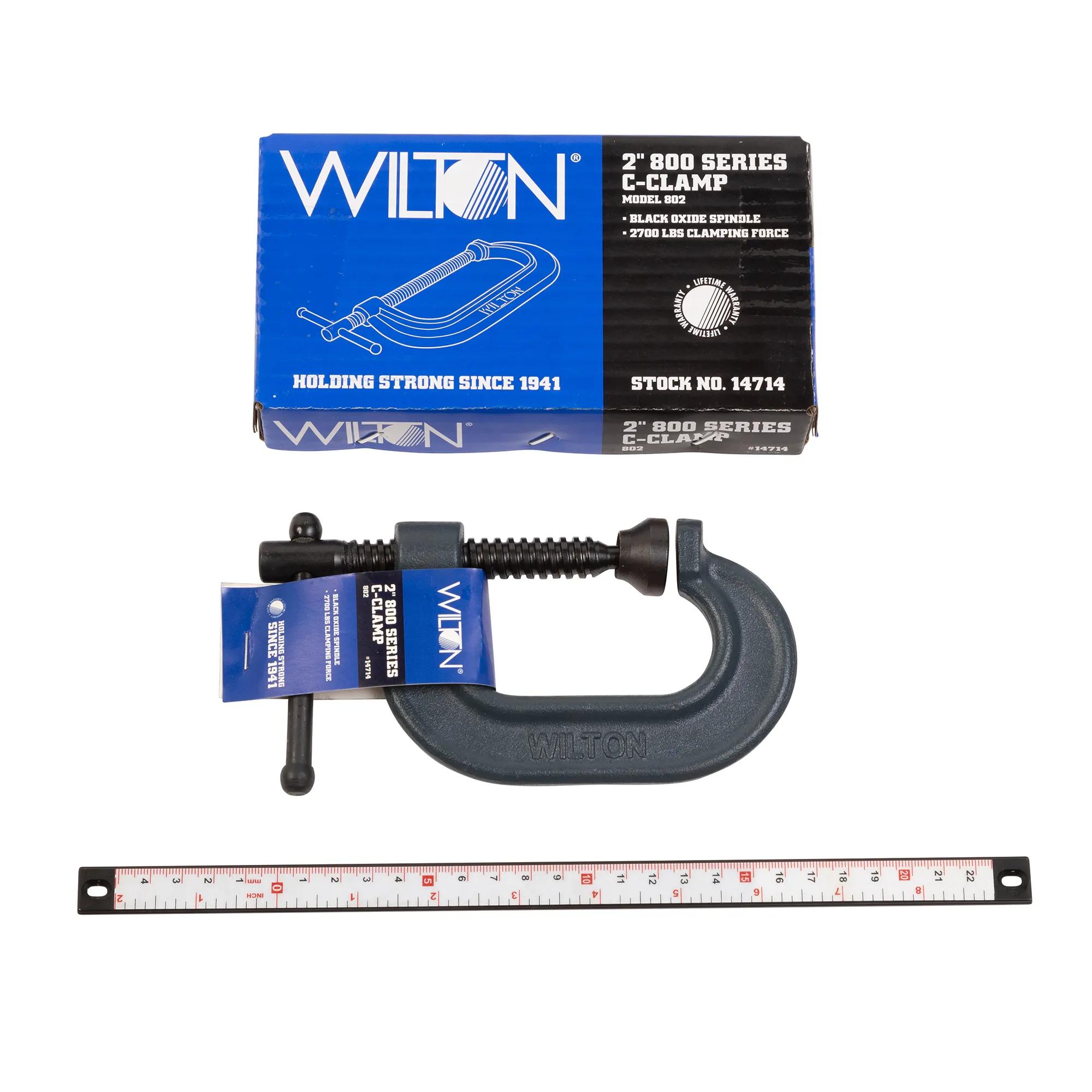 800 Series Standard Depth Drop Forged C-Clamp, 0 -2 in. Opening