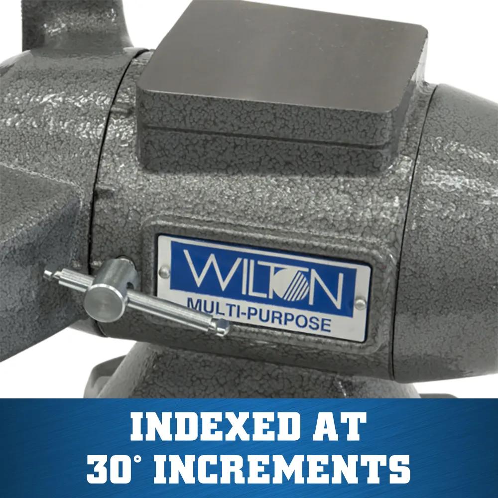 5-1/2 in. Multi-Purpose Bench Vise with 360-Degree Rotating Head & Base