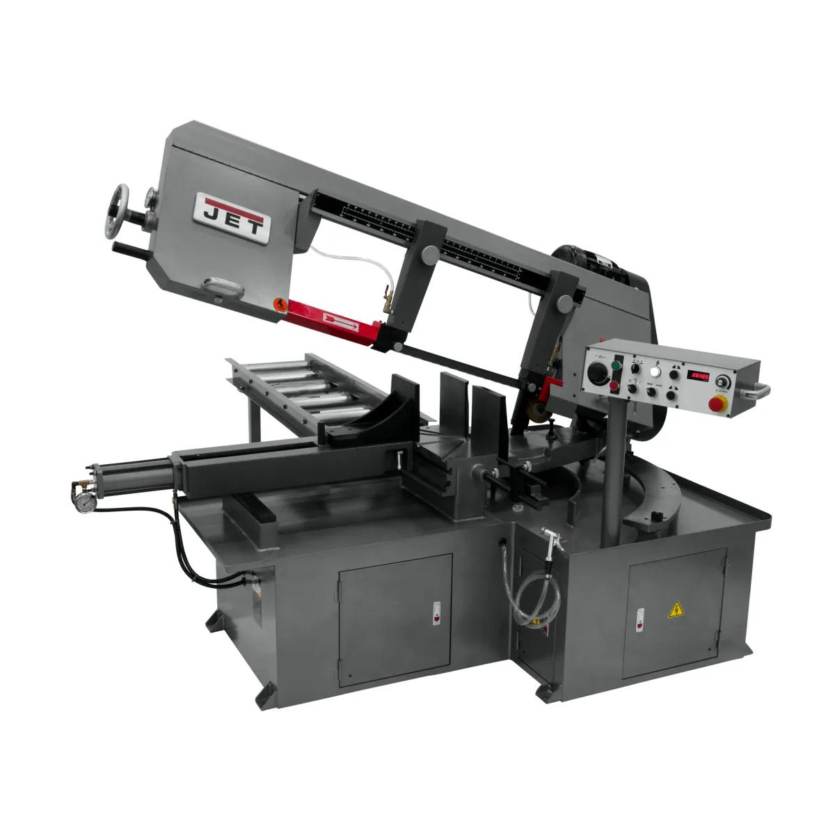 13" Semi-Automatic Dual Mitering Bandsaw, 3HP, 230V 3PH(MBS-1323EVS-H)